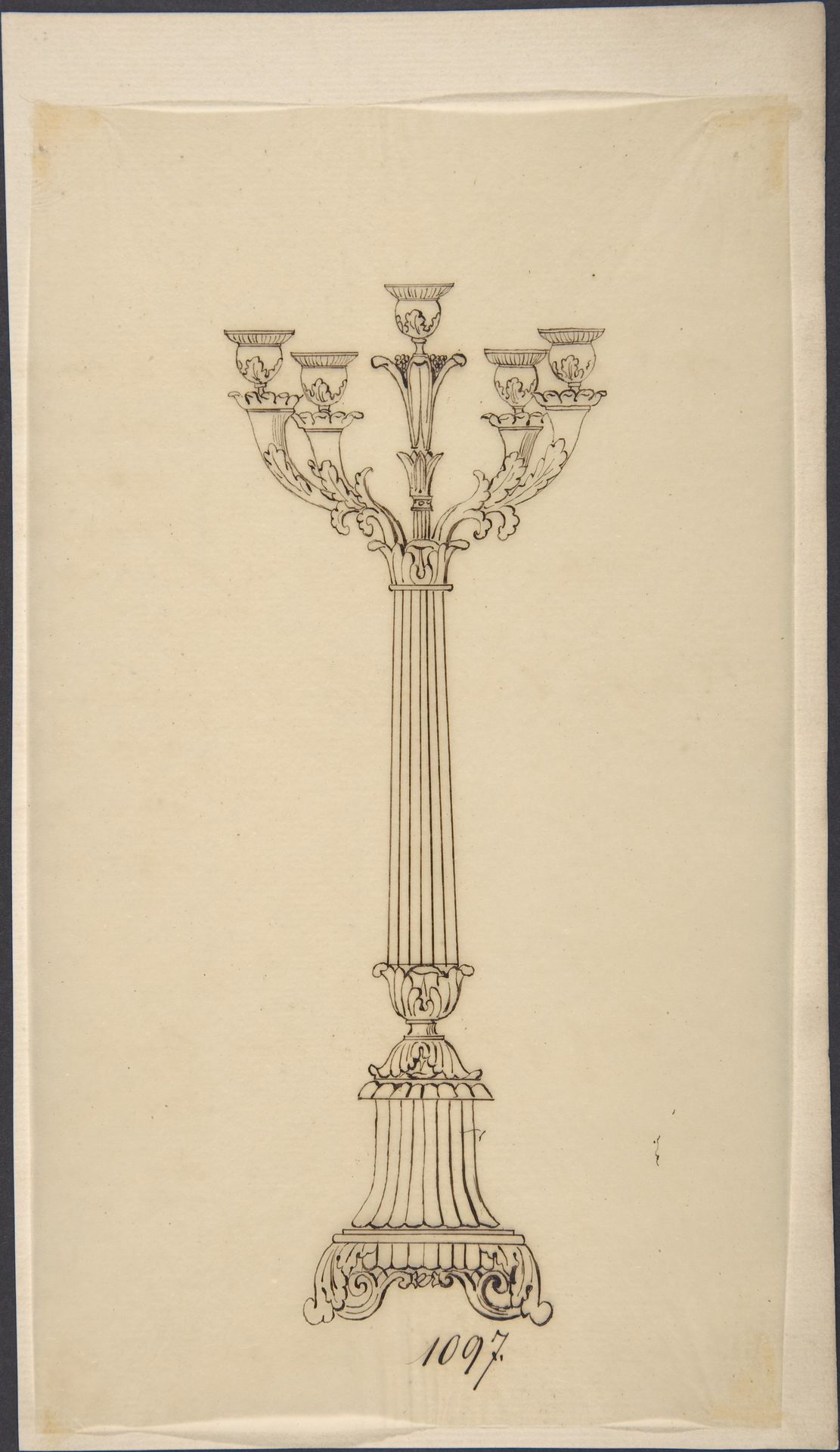 Design for a Candelabra by Anonymous