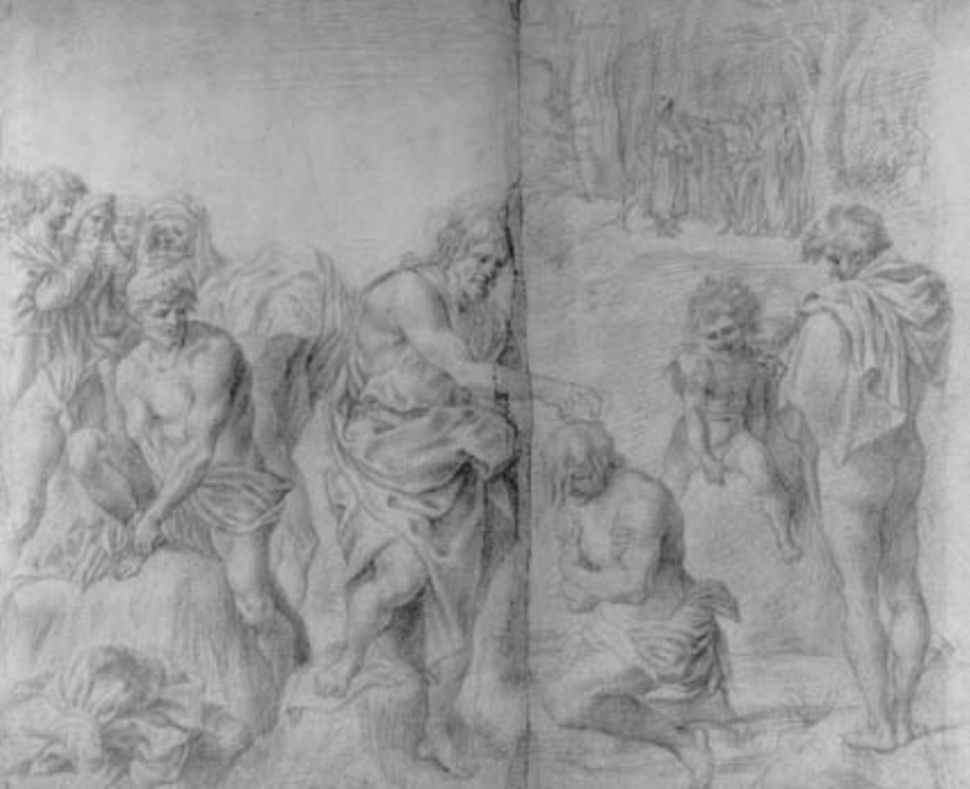 Baptism of the multitude by Anonymous
