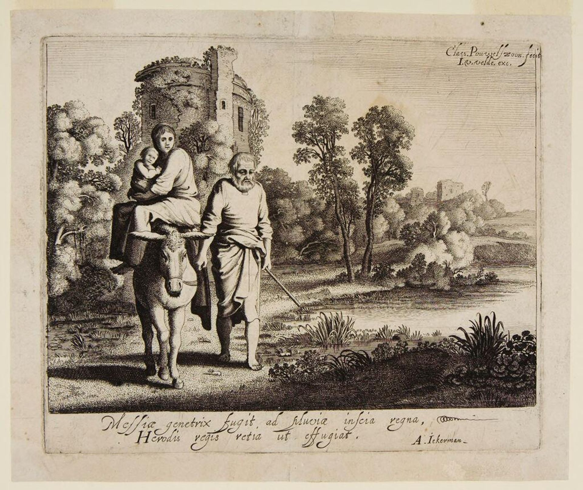 Flight into Egypt by Claes Pouwelszoon