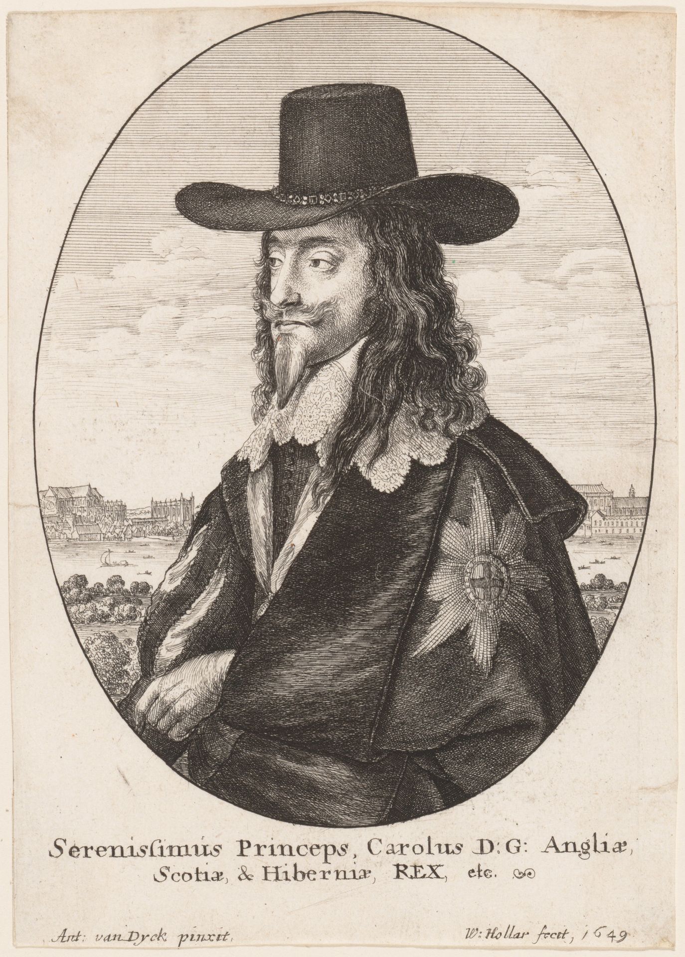 Charles I by Wenceslaus Hollar