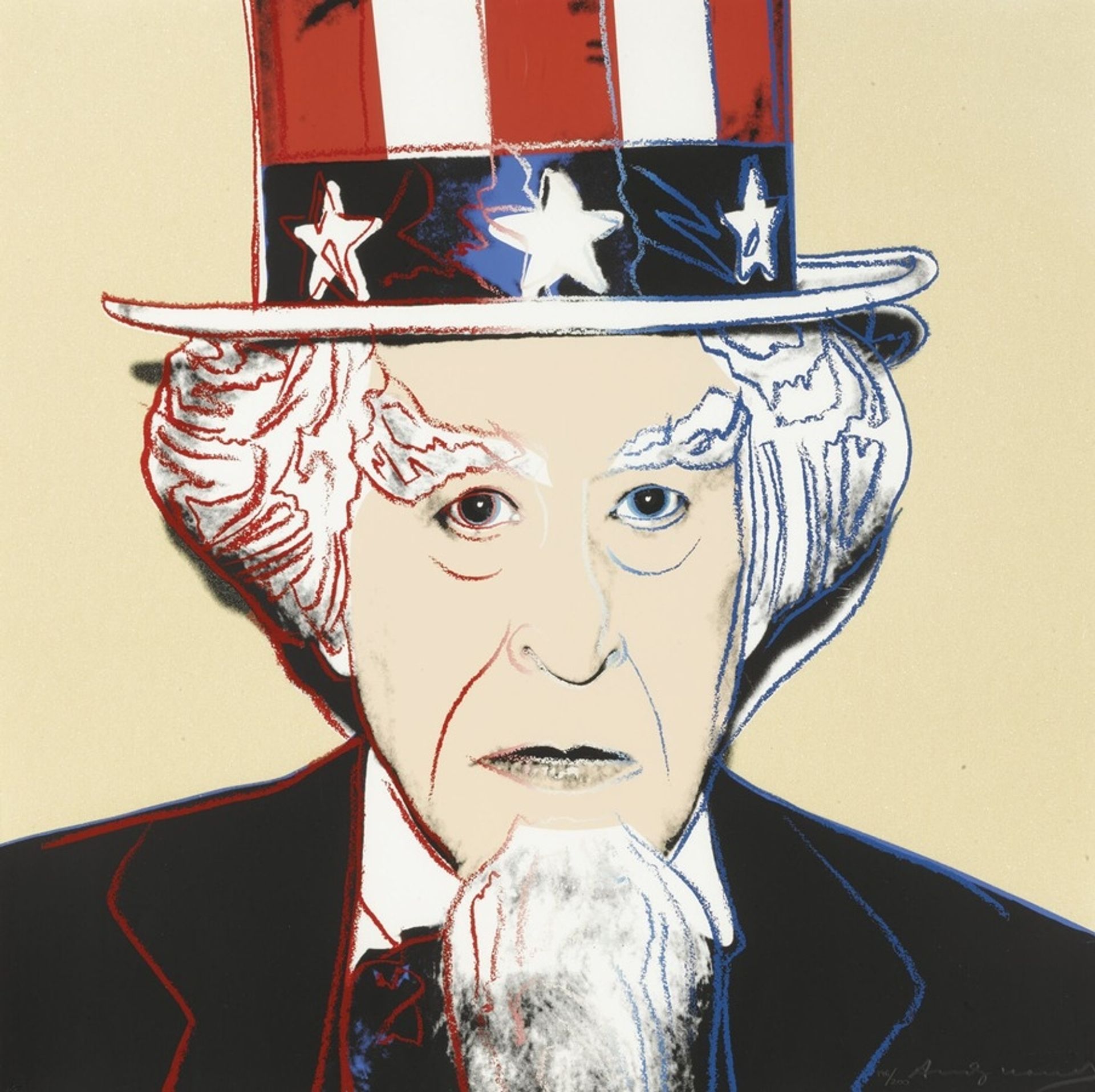 Uncle Sam by Andy Warhol