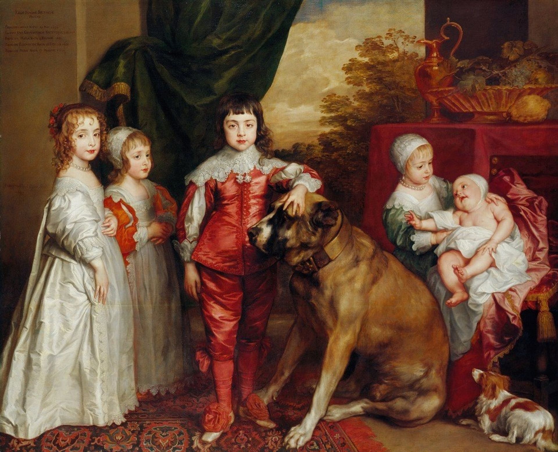 Five Eldest Children Of Charles I by Anthony van Dyck