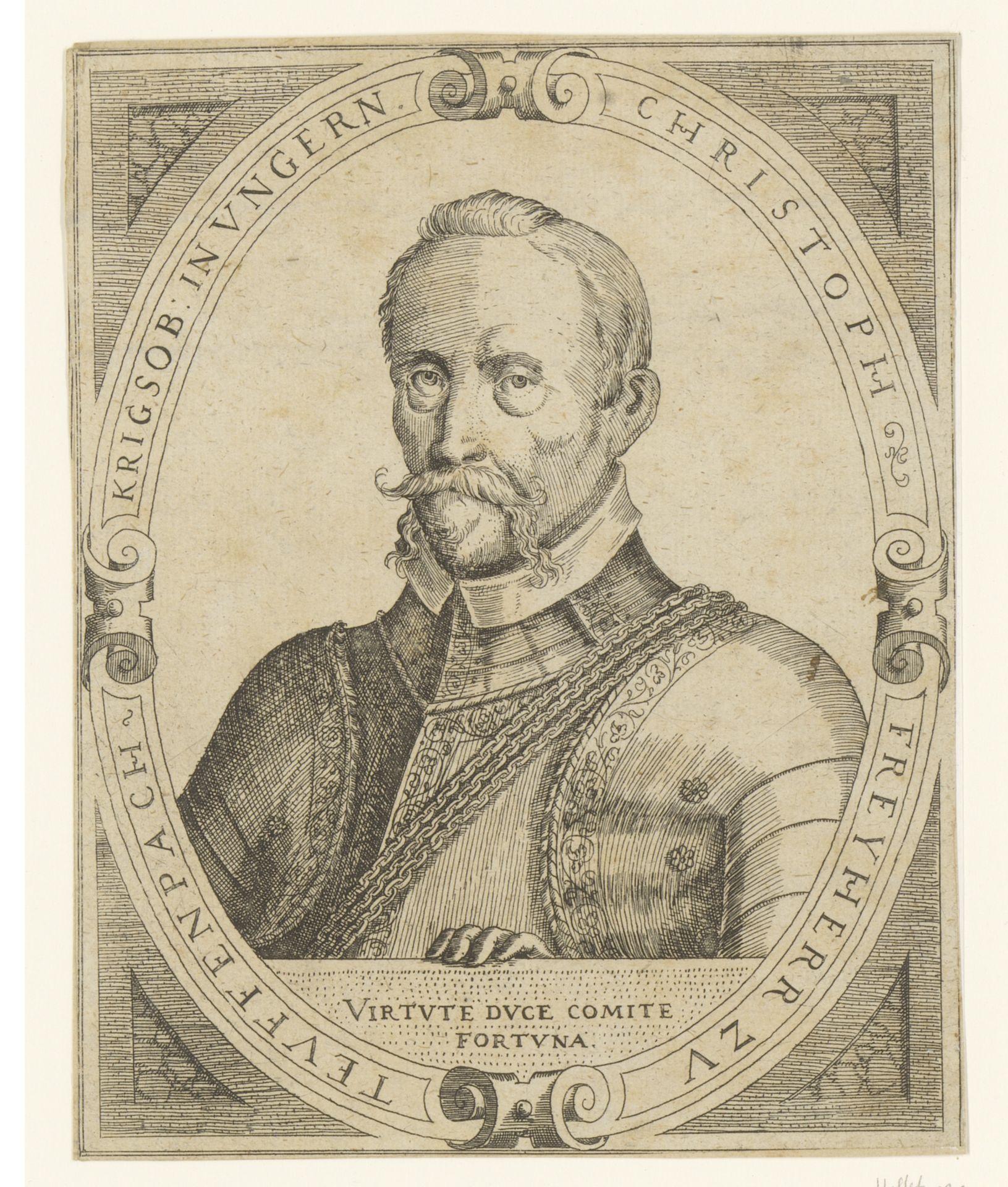 Portret van Christoph von Teuffenbach by Hans Sibmacher
