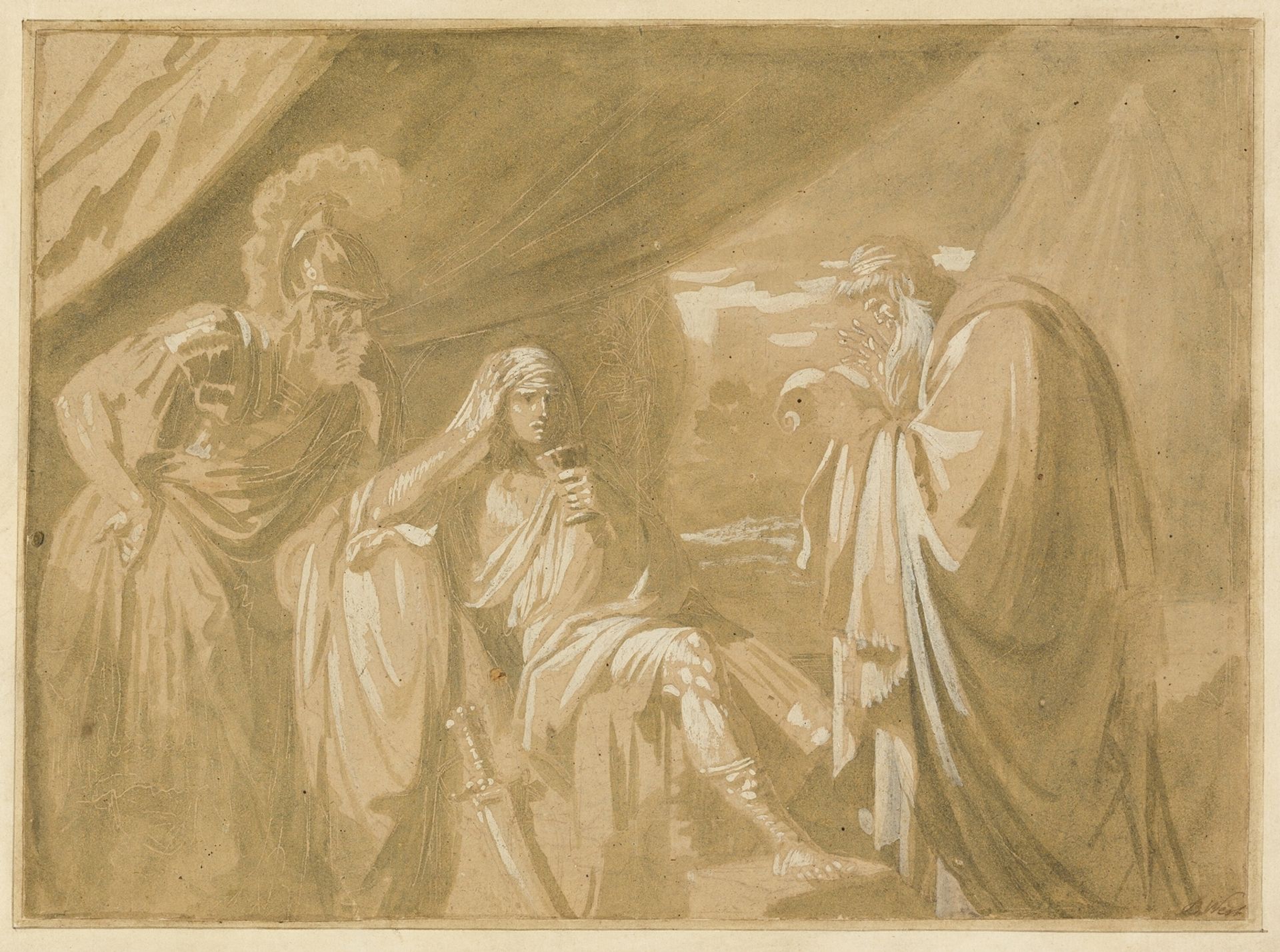 Alexander’s Confidence with his Physician Philip by Benjamin West