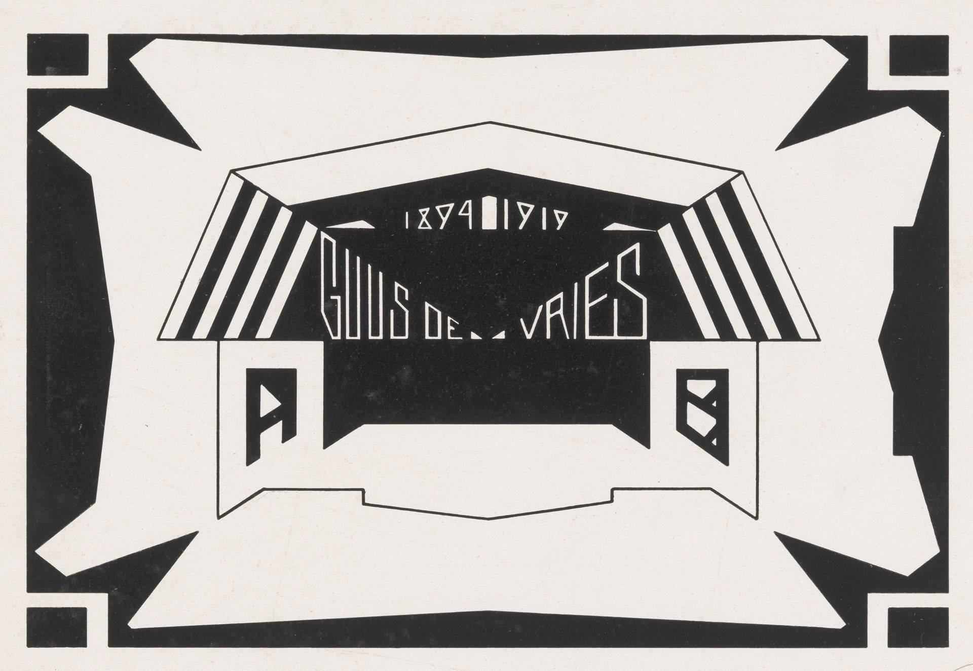 Ornament Guus de Vries 1894/ 1919 by Samuel Jessurun de Mesquita