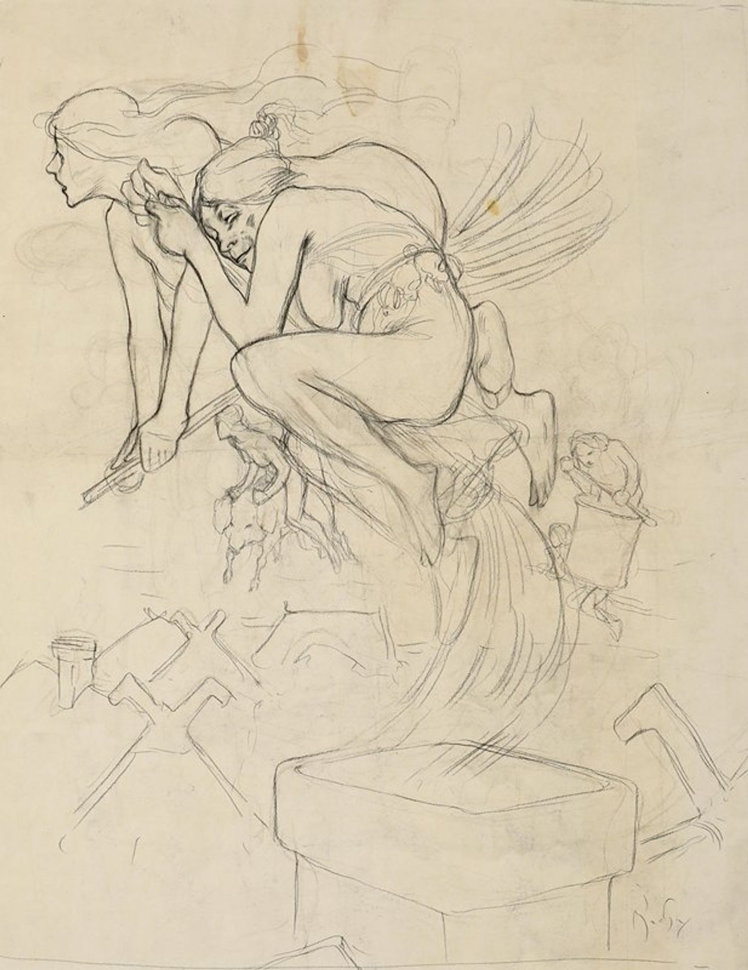 Witches by Alphonse Mucha