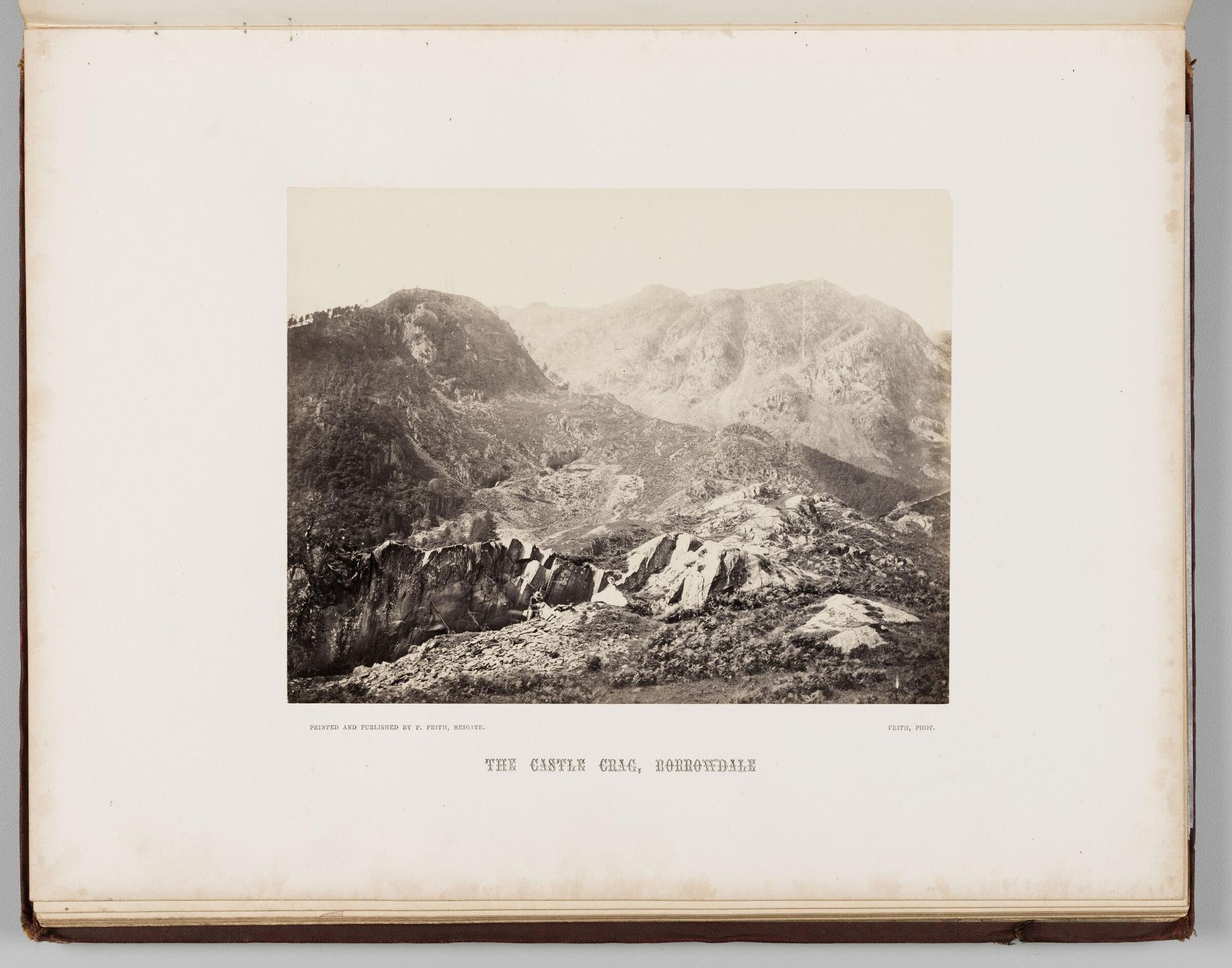 The Castle Crag, Borrowdale. by Francis Frith