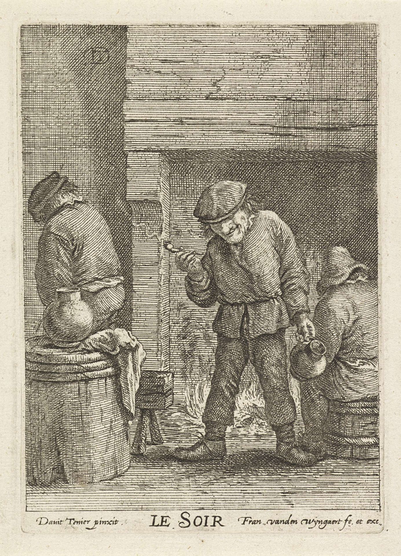 Avond by Frans van den Wijngaerde
