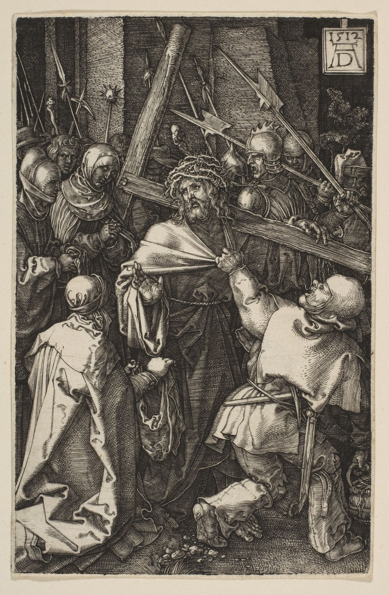 Christ Carrying the Cross, from "The Passion" by Albrecht Durer
