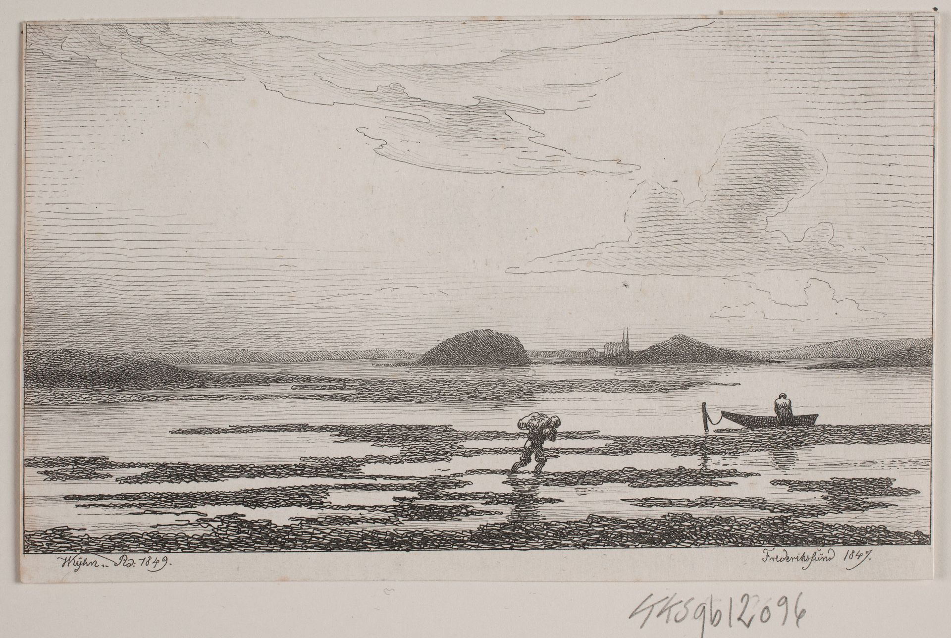 Strandparti ved Frederikssund by Vilhelm Kyhn