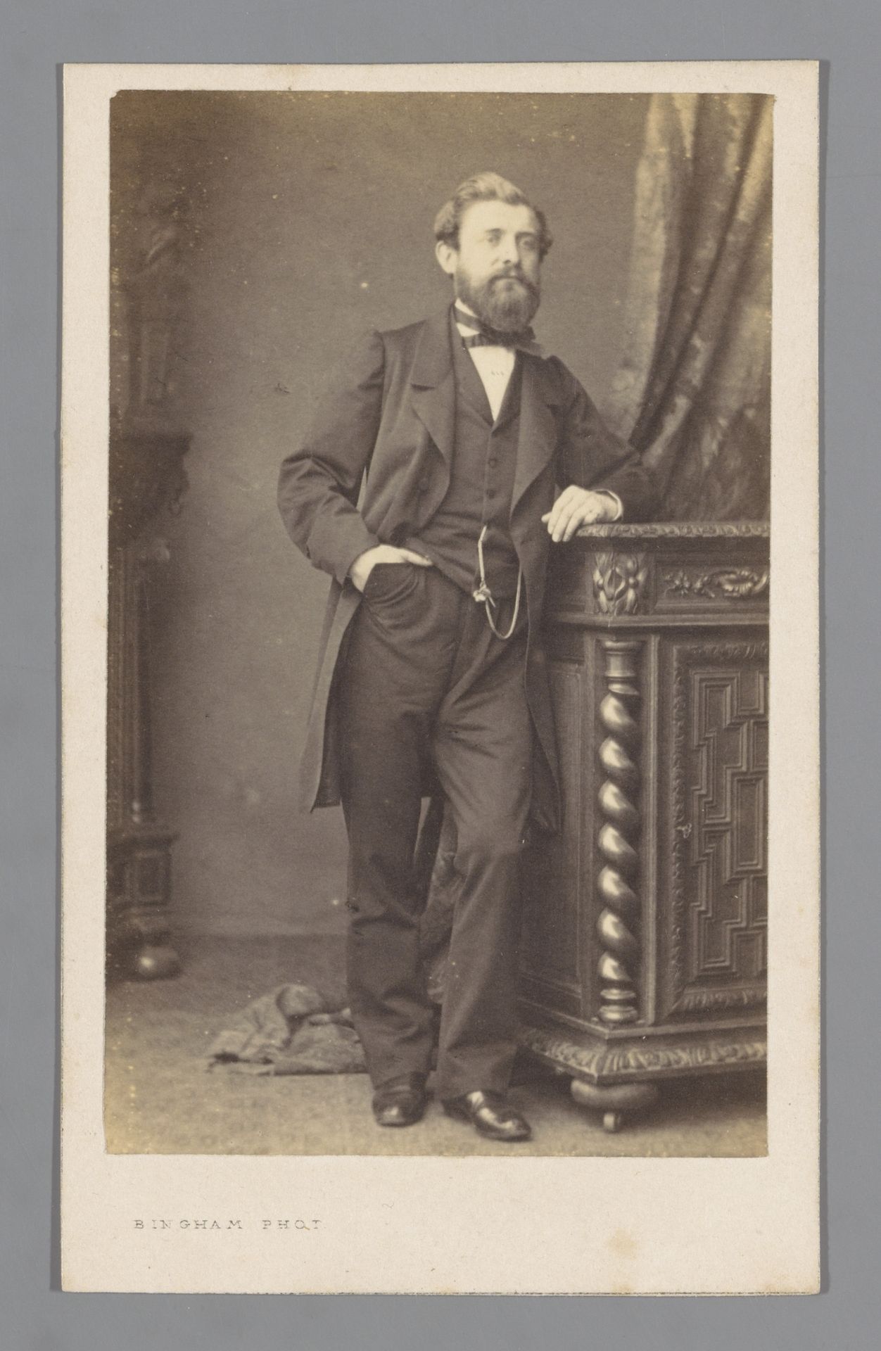 Portret van een onbekende man by Robert Jefferson Bingham