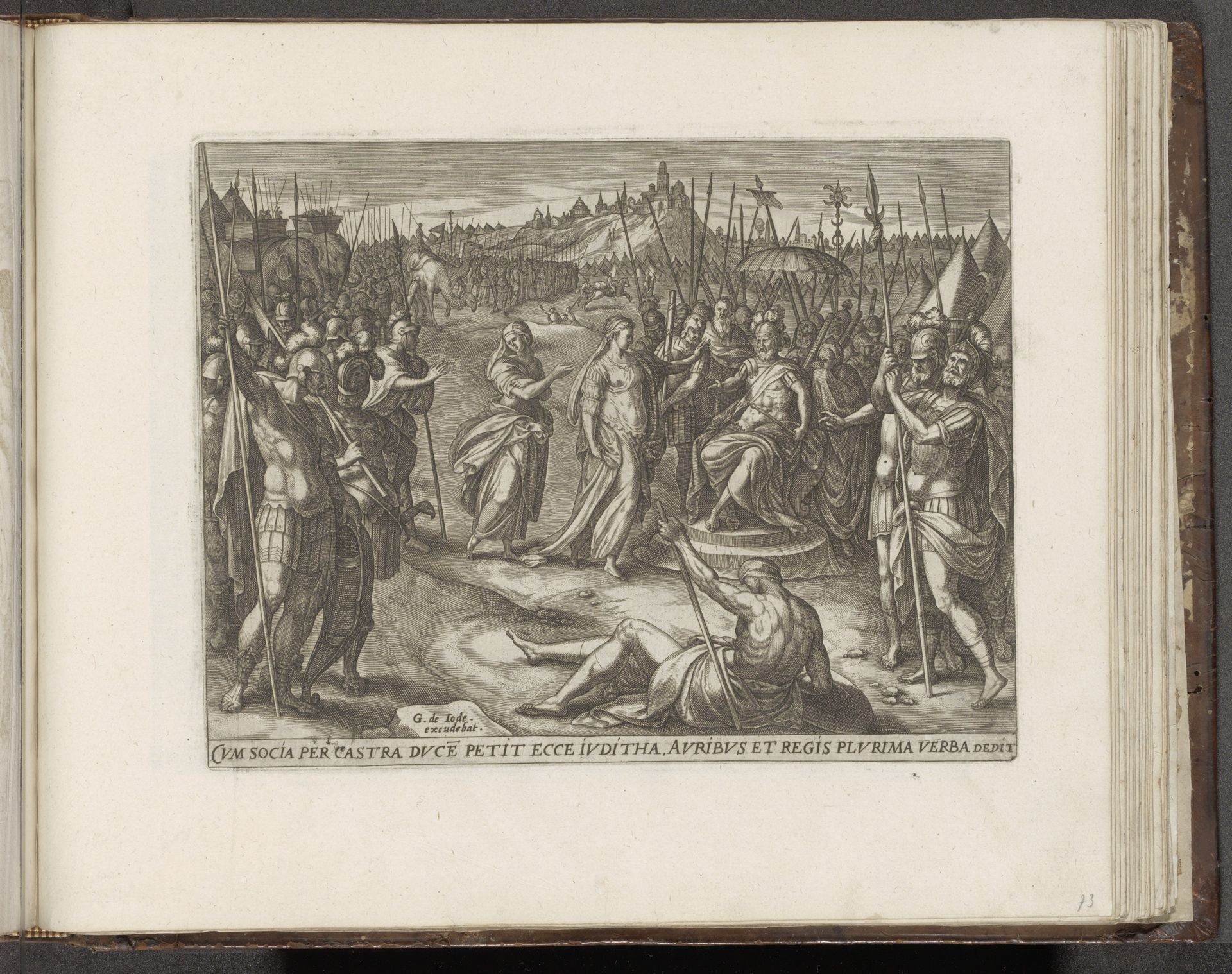 Judit gepresenteerd aan Holofernes by Jan (I) Snellinck