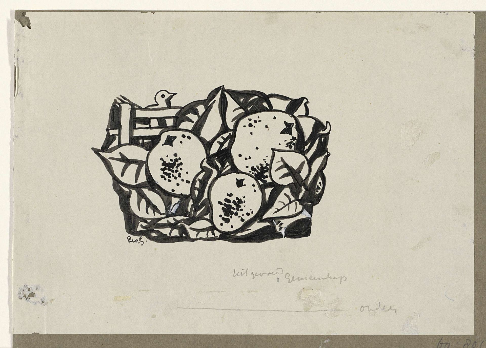 Drie peren by Leo Gestel
