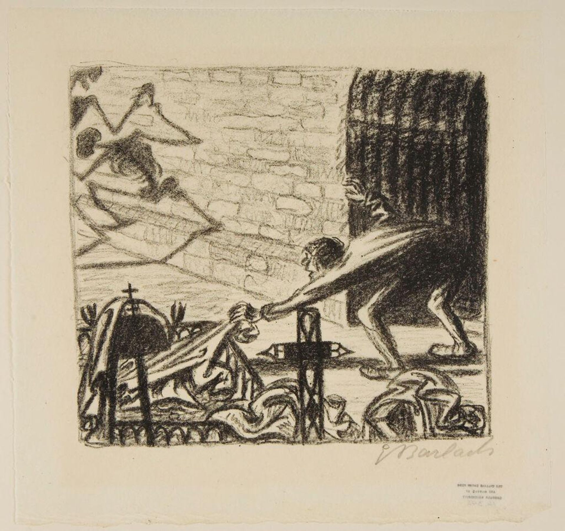 The Dance of the Dead 1: Dying Laughter by Ernst Barlach