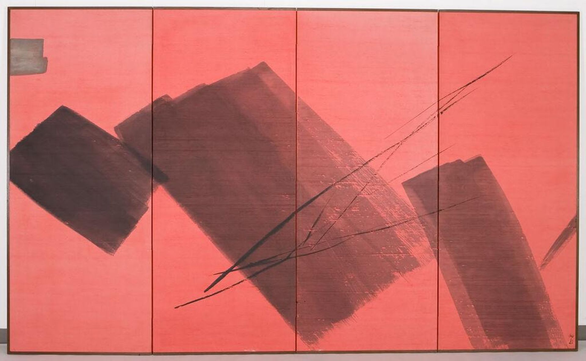 Screen with Abstract Designs by Toko Shinoda