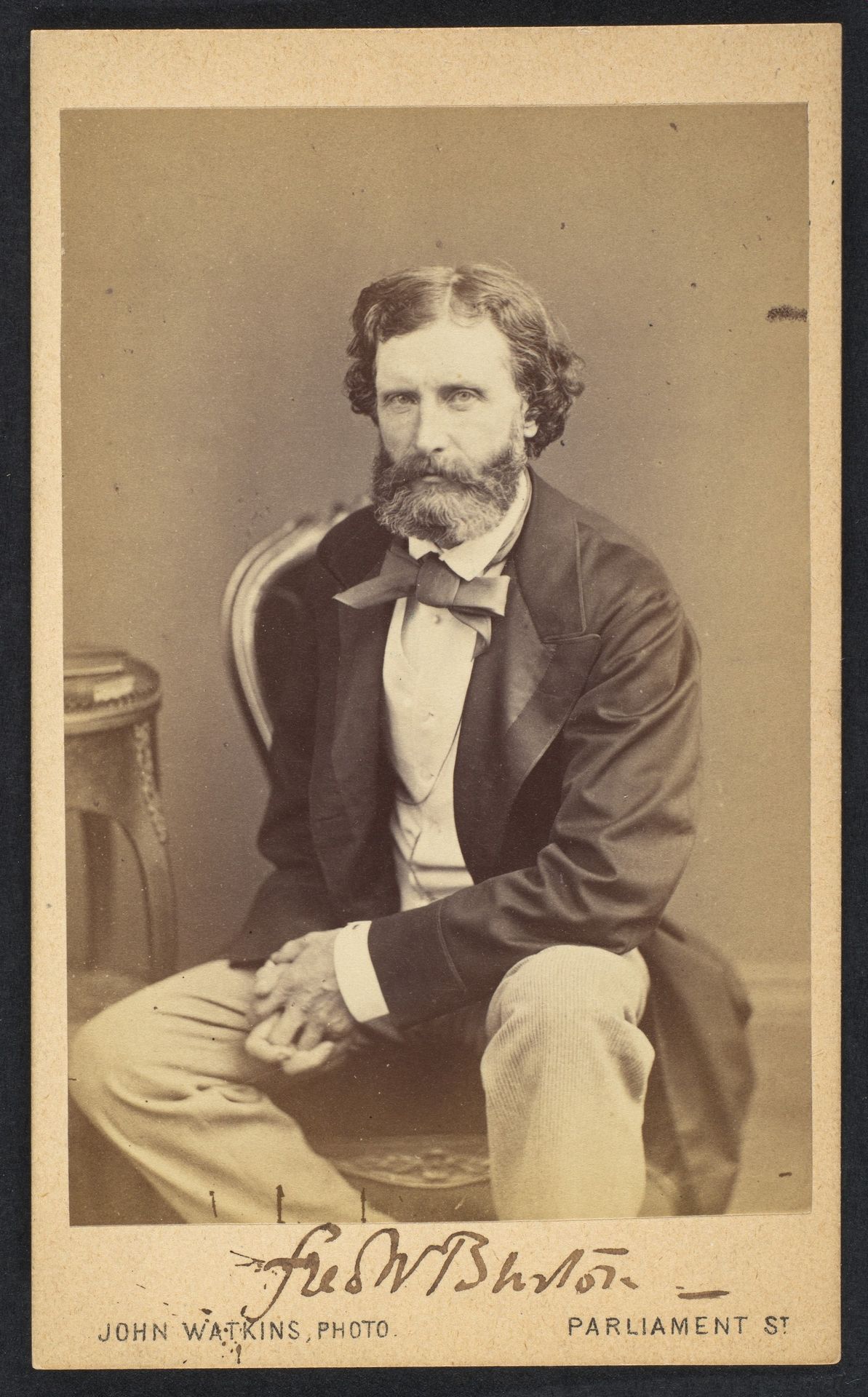 [Frederic William Burton] by John and Charles Watkins