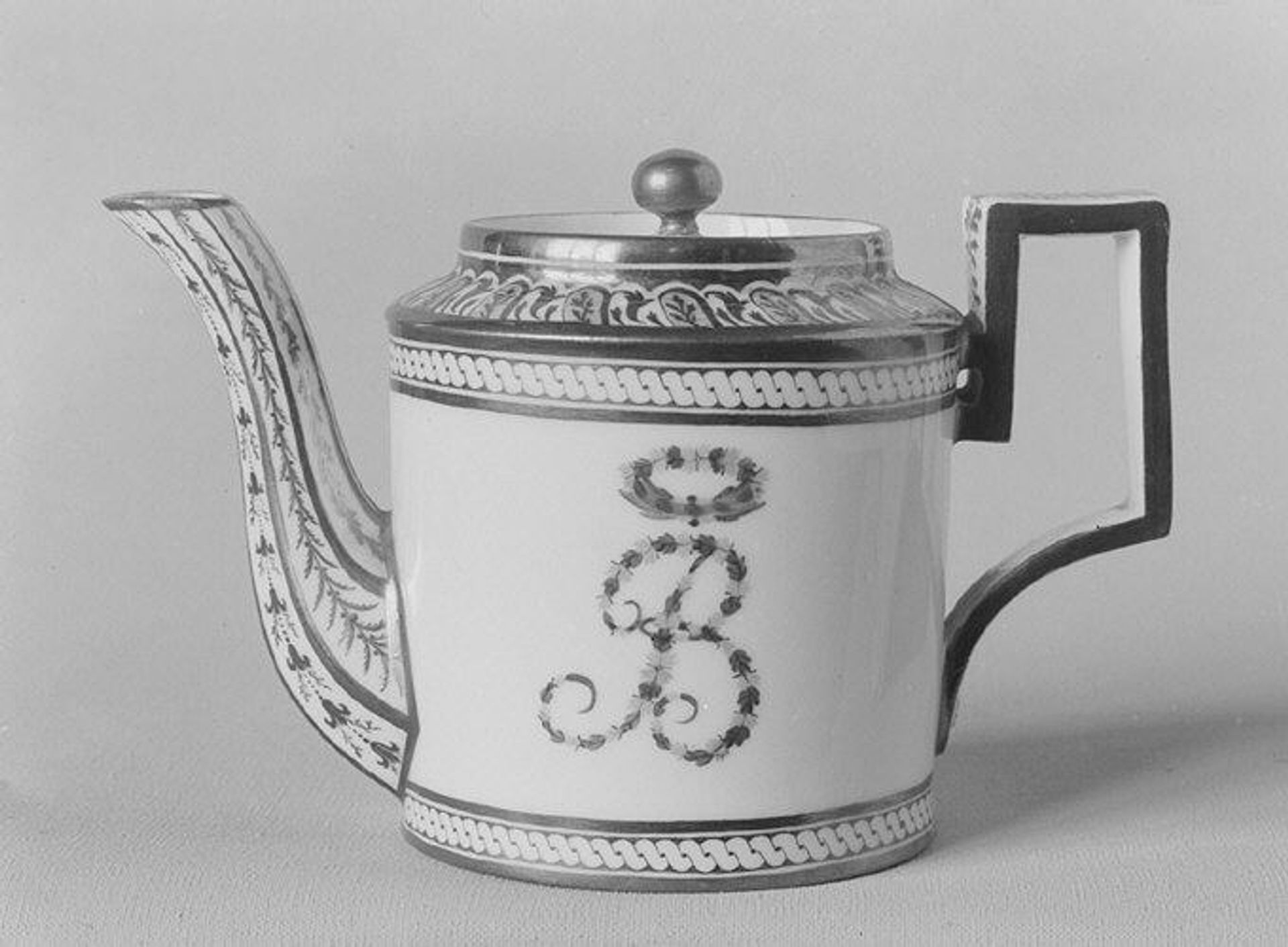 Teapot (part of a traveling tea service) by Dihl et Guérhard