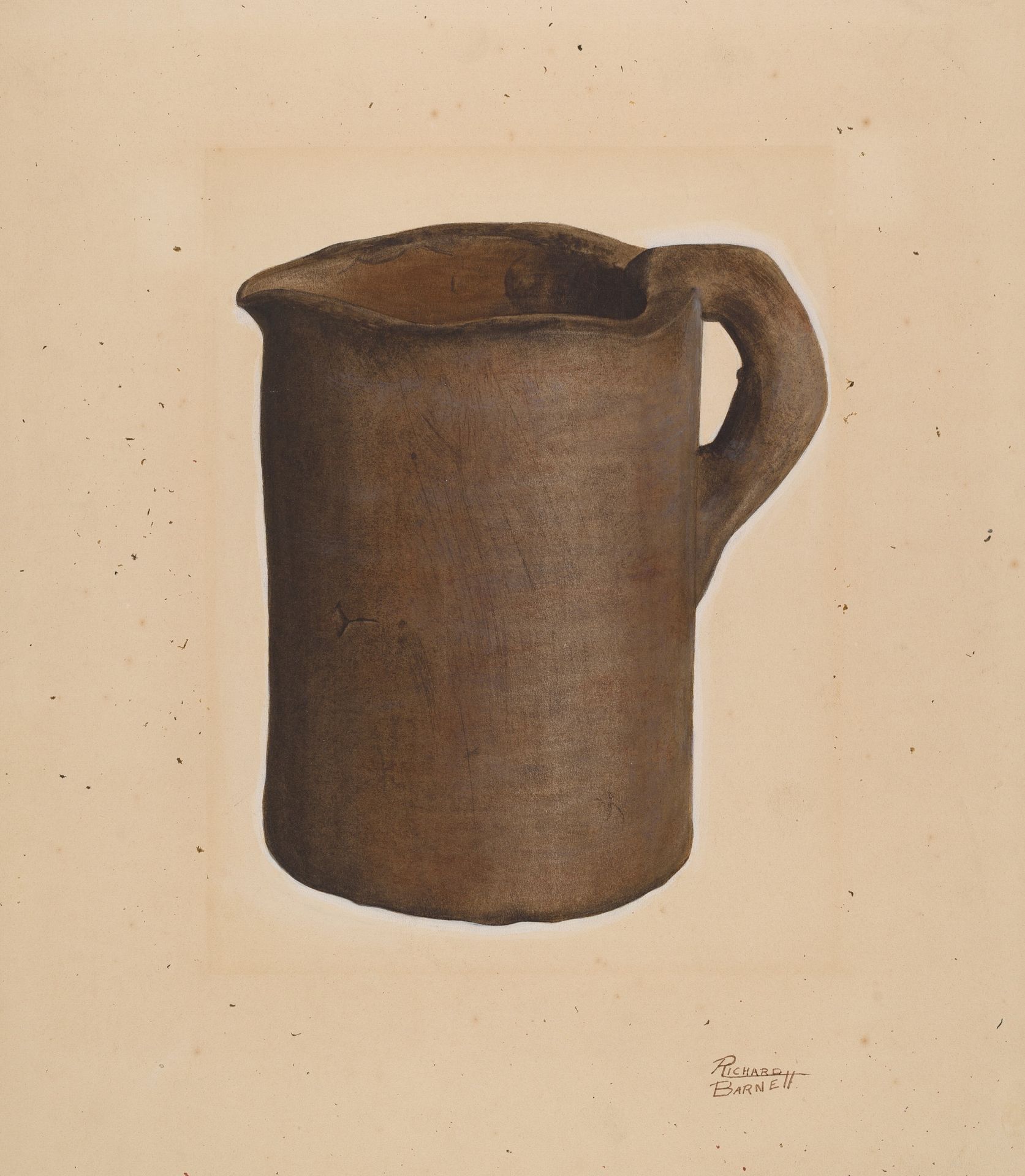 Earthenware Pitcher by Richard Barnett
