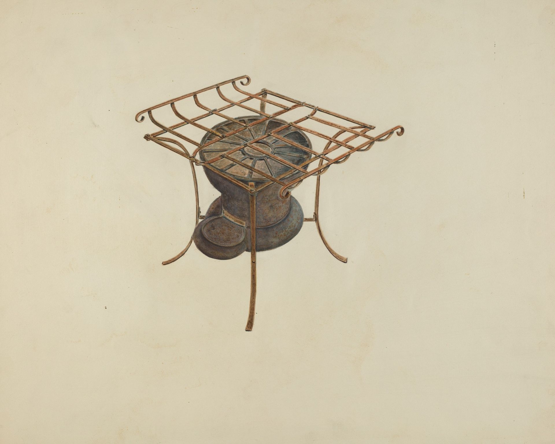 Portable Cast Iron Cook Stove by Al Curry