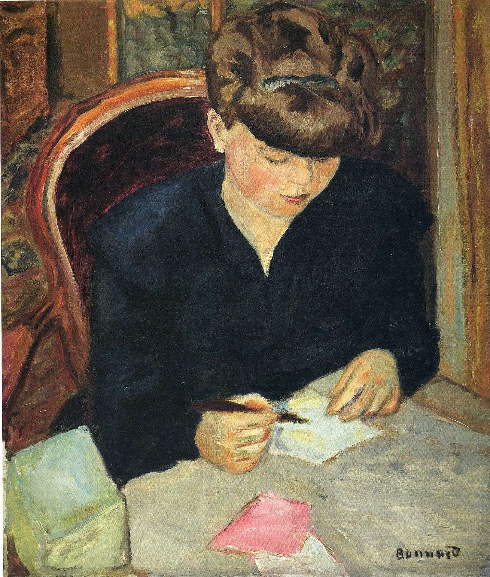 The Letter by Pierre Bonnard