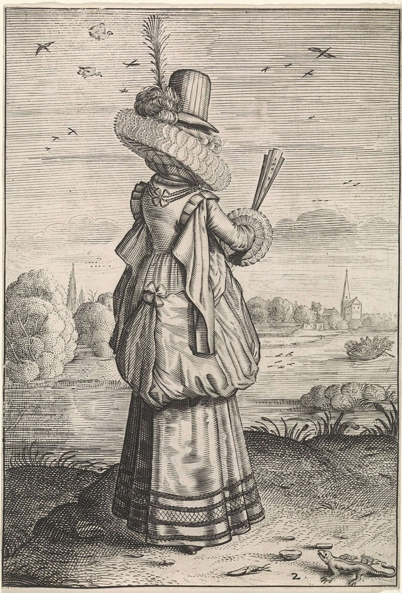 Habitus et cultus Matronarum Nobilu et Rusticarum (Clothing and Manners of Noblewomen and Countrywomen) by Adriaen Matham