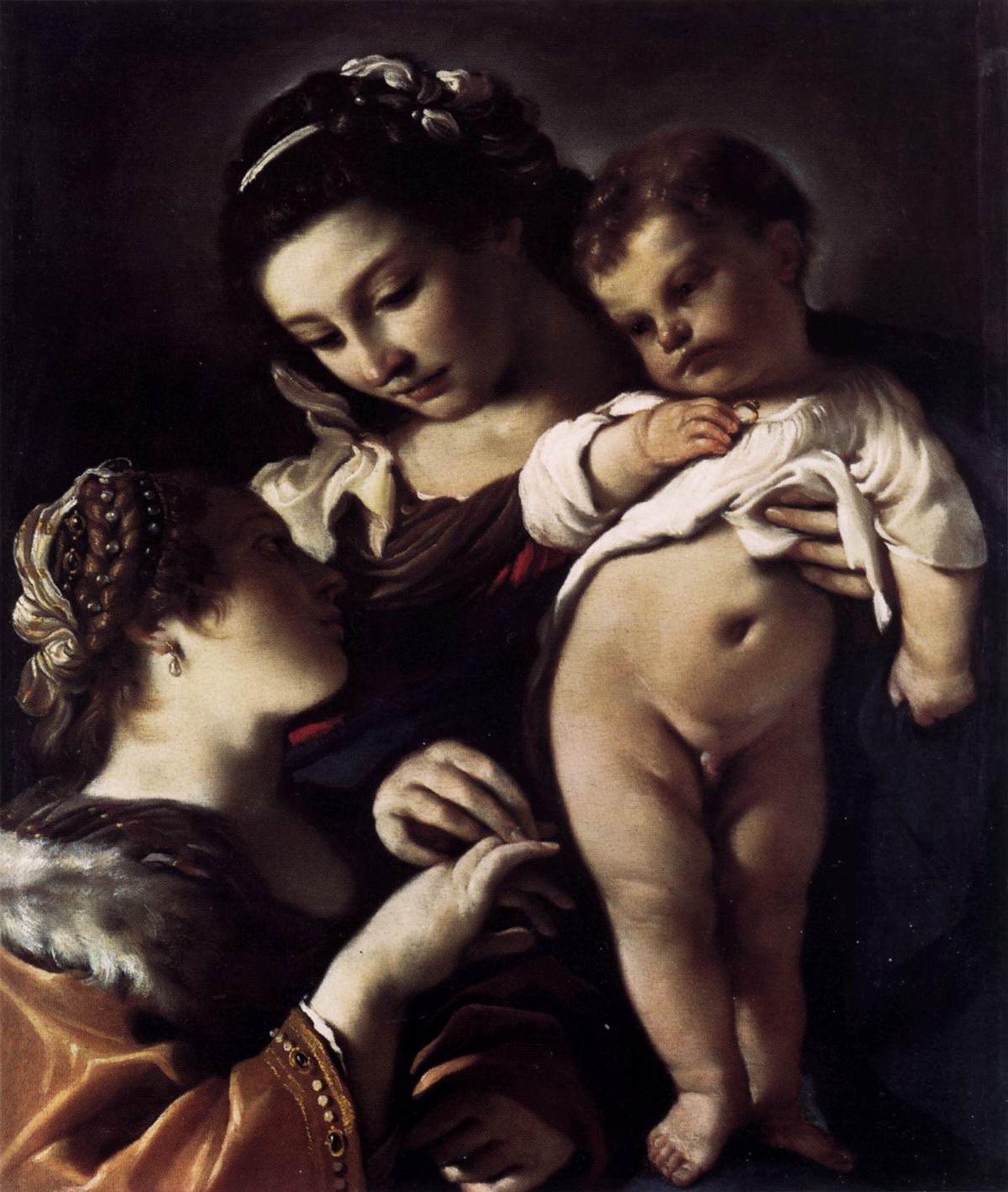 Mystical Marriage of St Catherine of Alexandria by Guercino