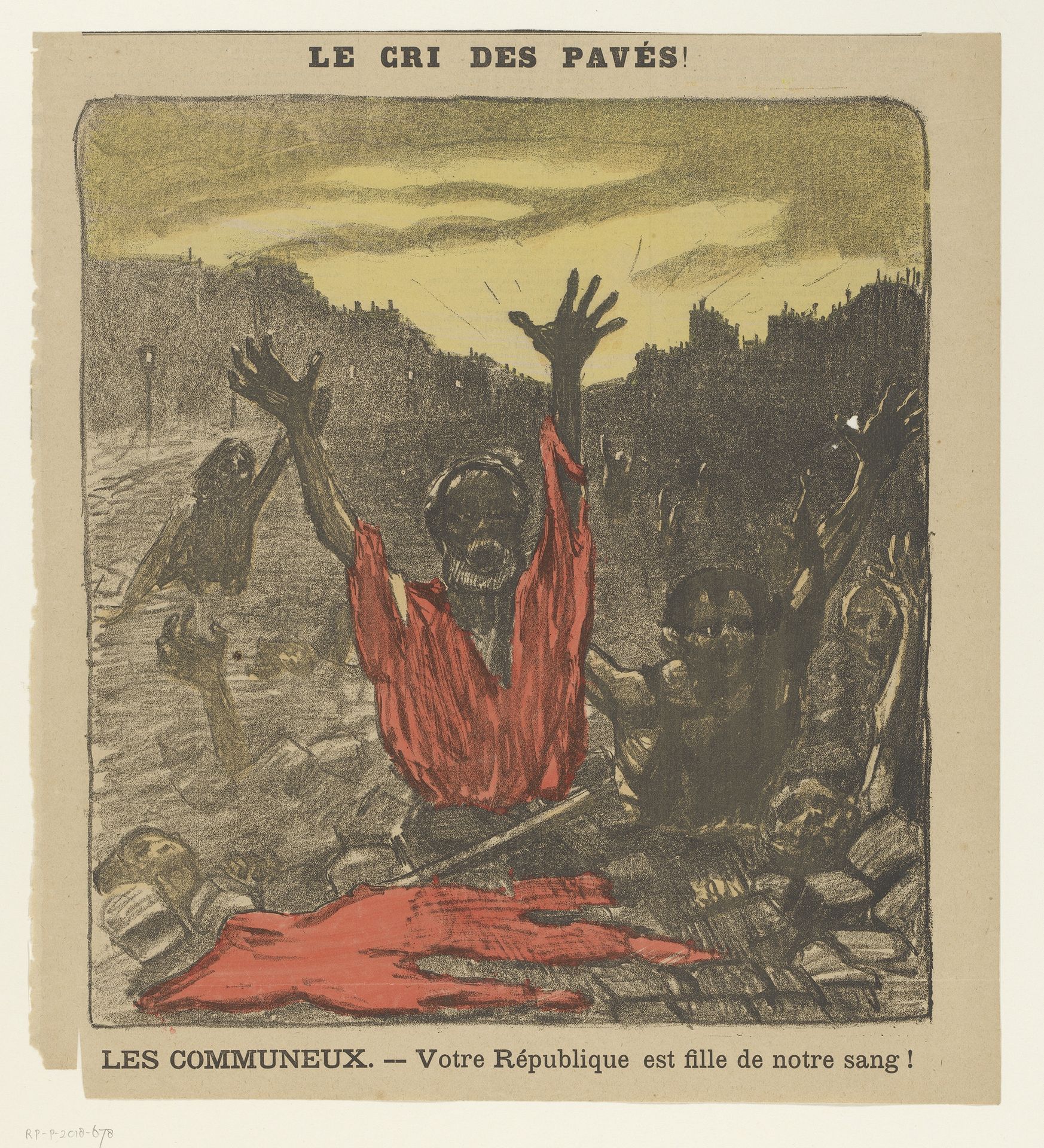 De roep van de straatstenen, 1894 by Théophile Alexandre Steinlen