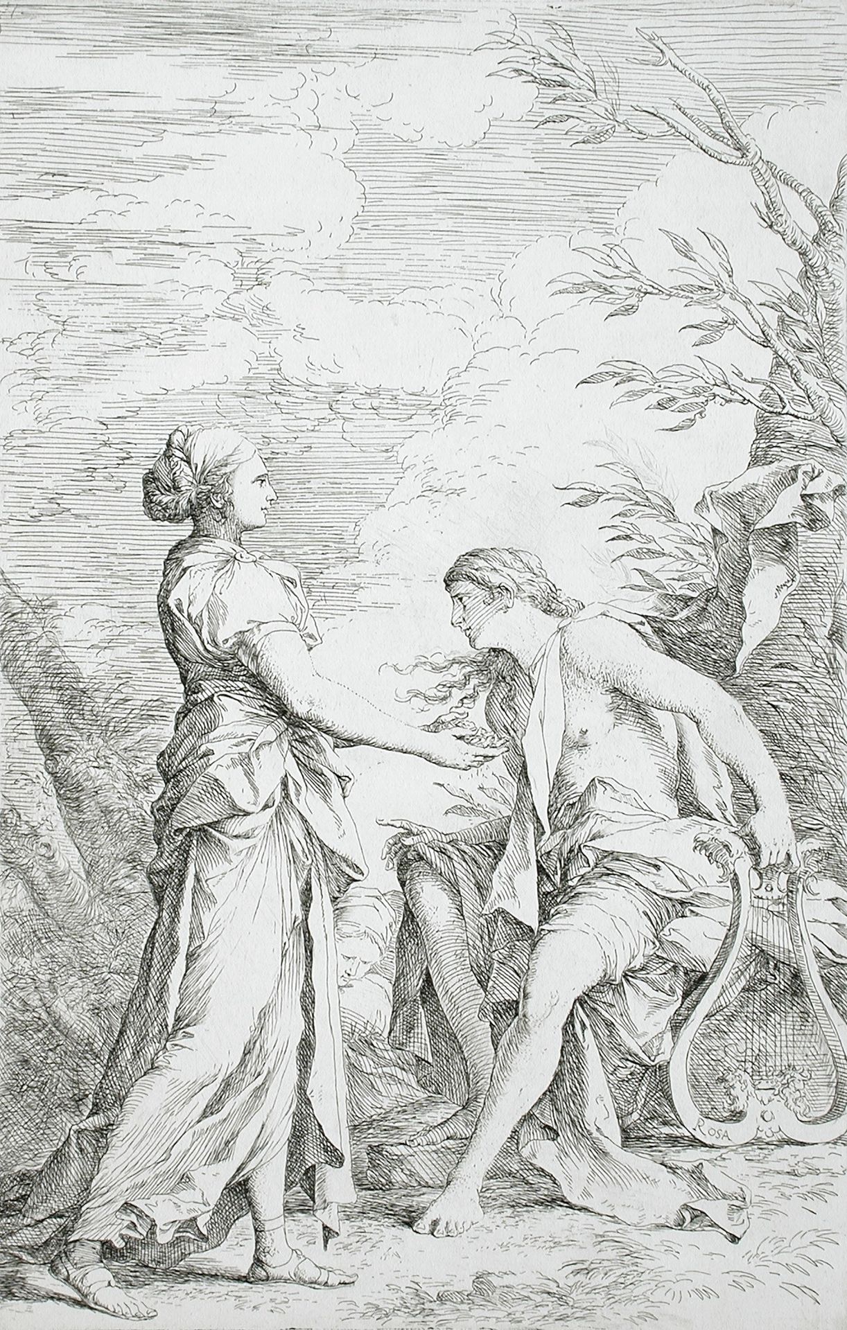 Apollo and the Cumean Sibyl by Salvator Rosa