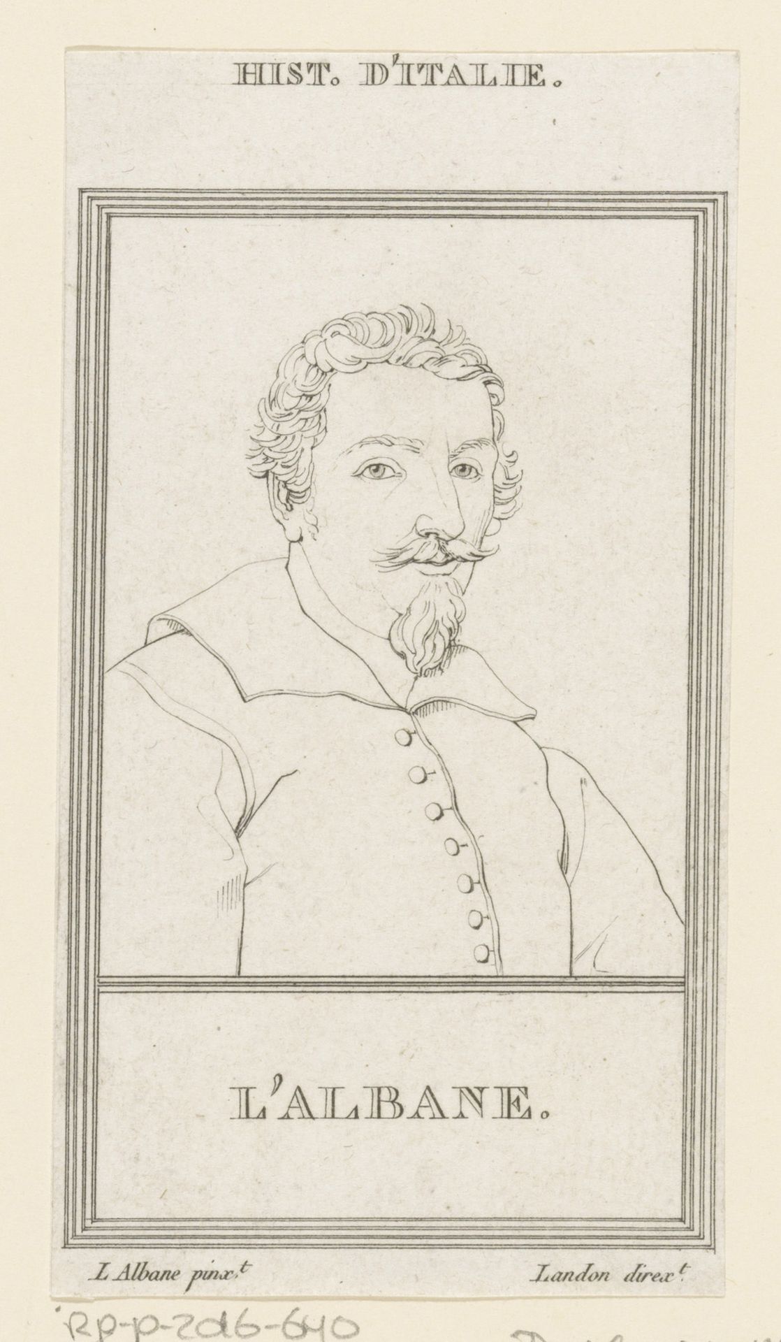 Portret van Francesco Albani by Anonymous