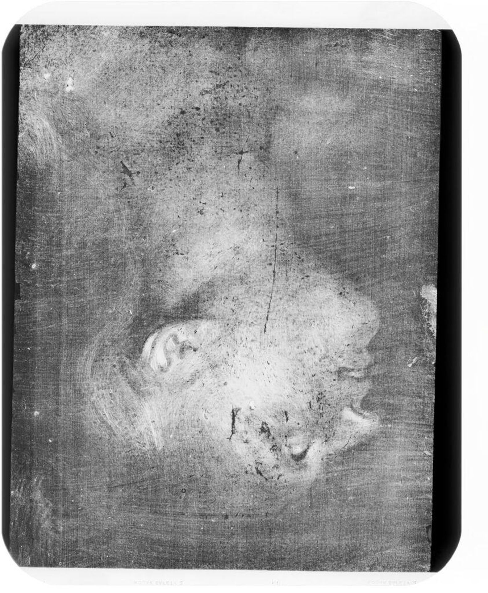 X-radiograph(s) of "Head of a Saint" by Artist of original: Also att. to Peter Paul Rubens