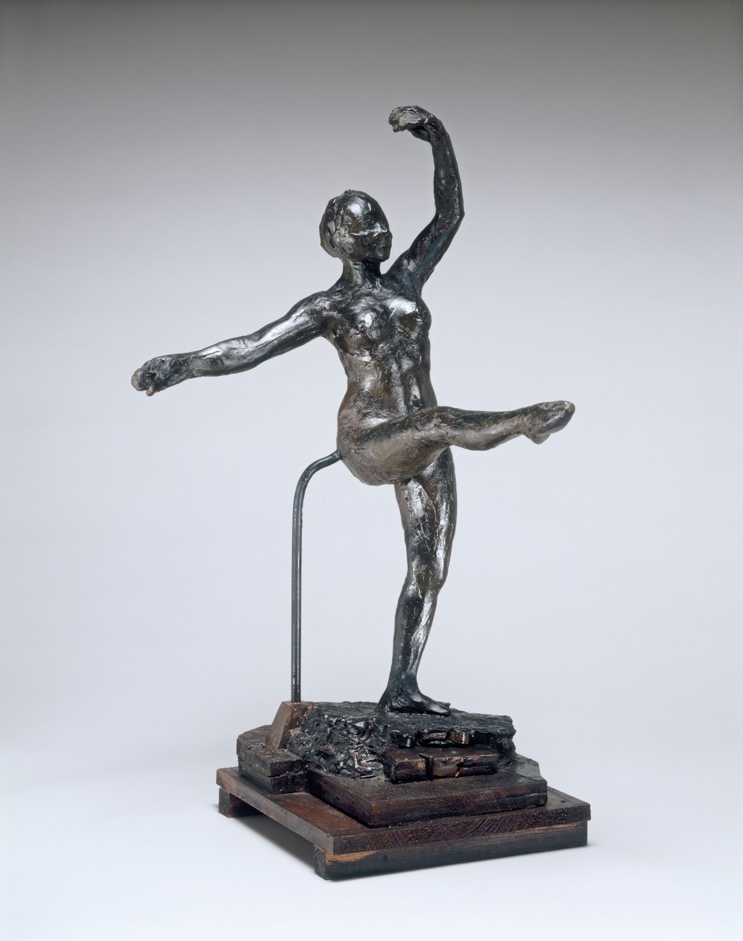 Fourth Position Front, on the Left Leg by Edgar Degas
