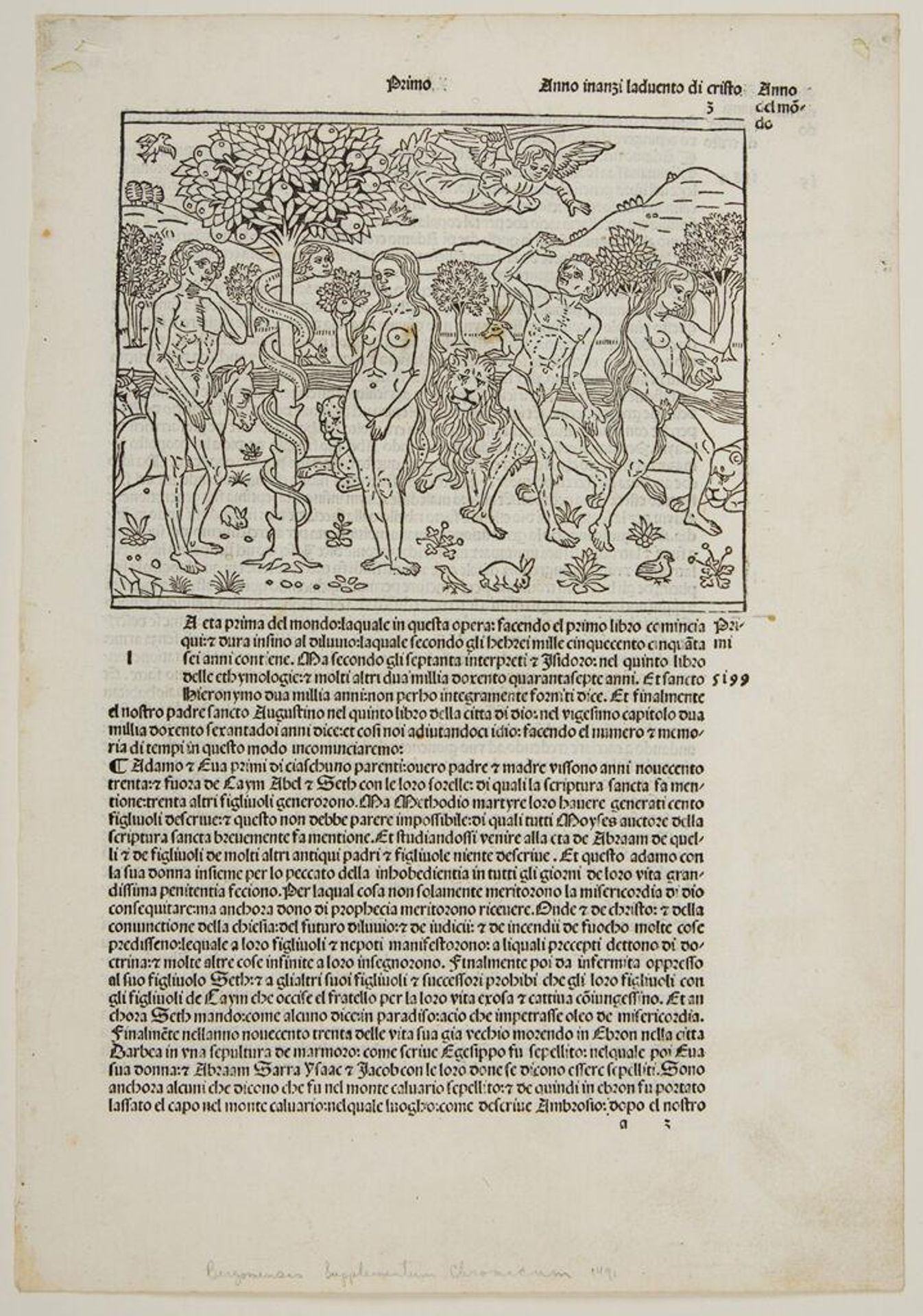 Temptation of Adam and Eve; Expulsion from the Garden by Anonymous