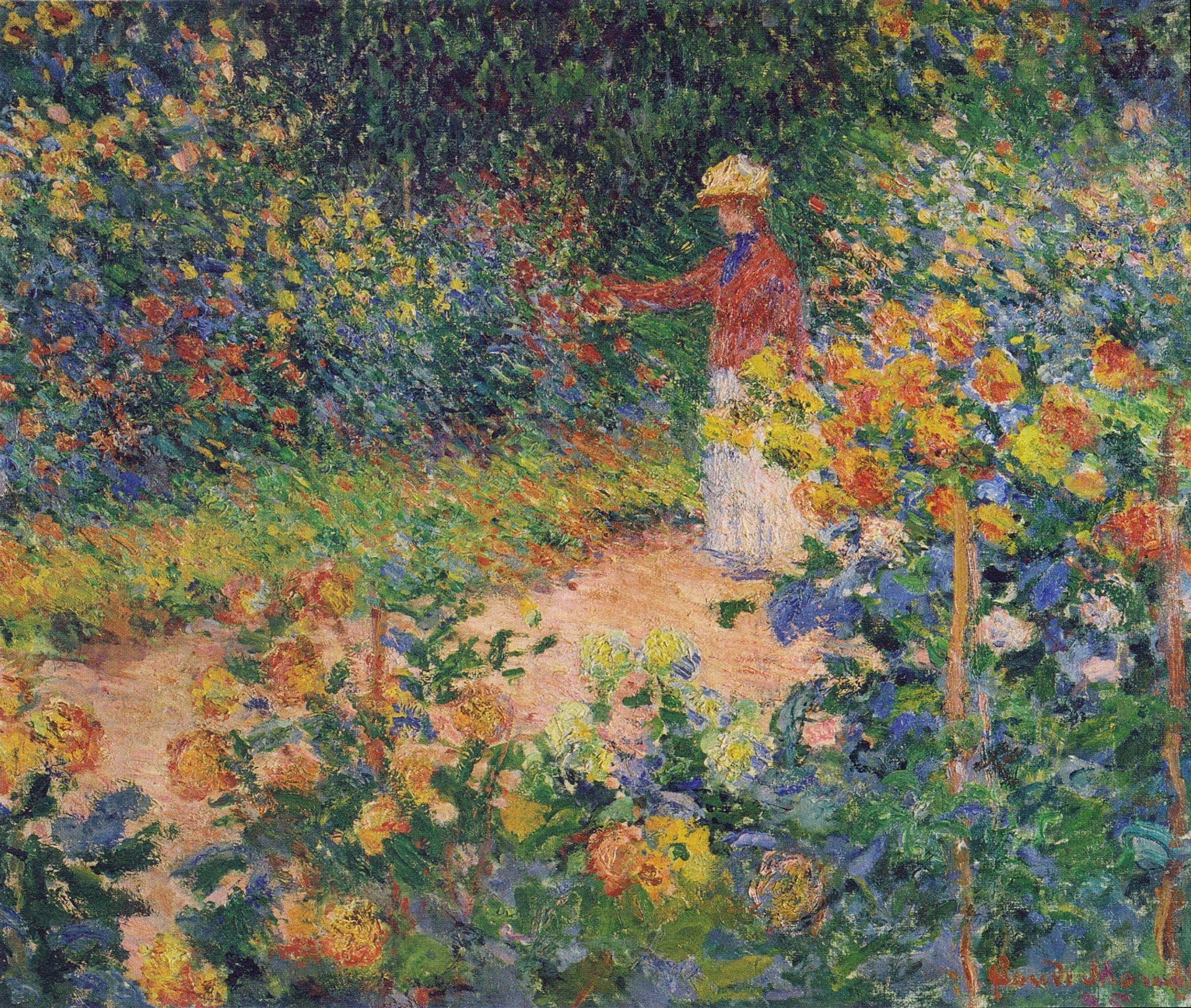 In the Garden by Claude Monet