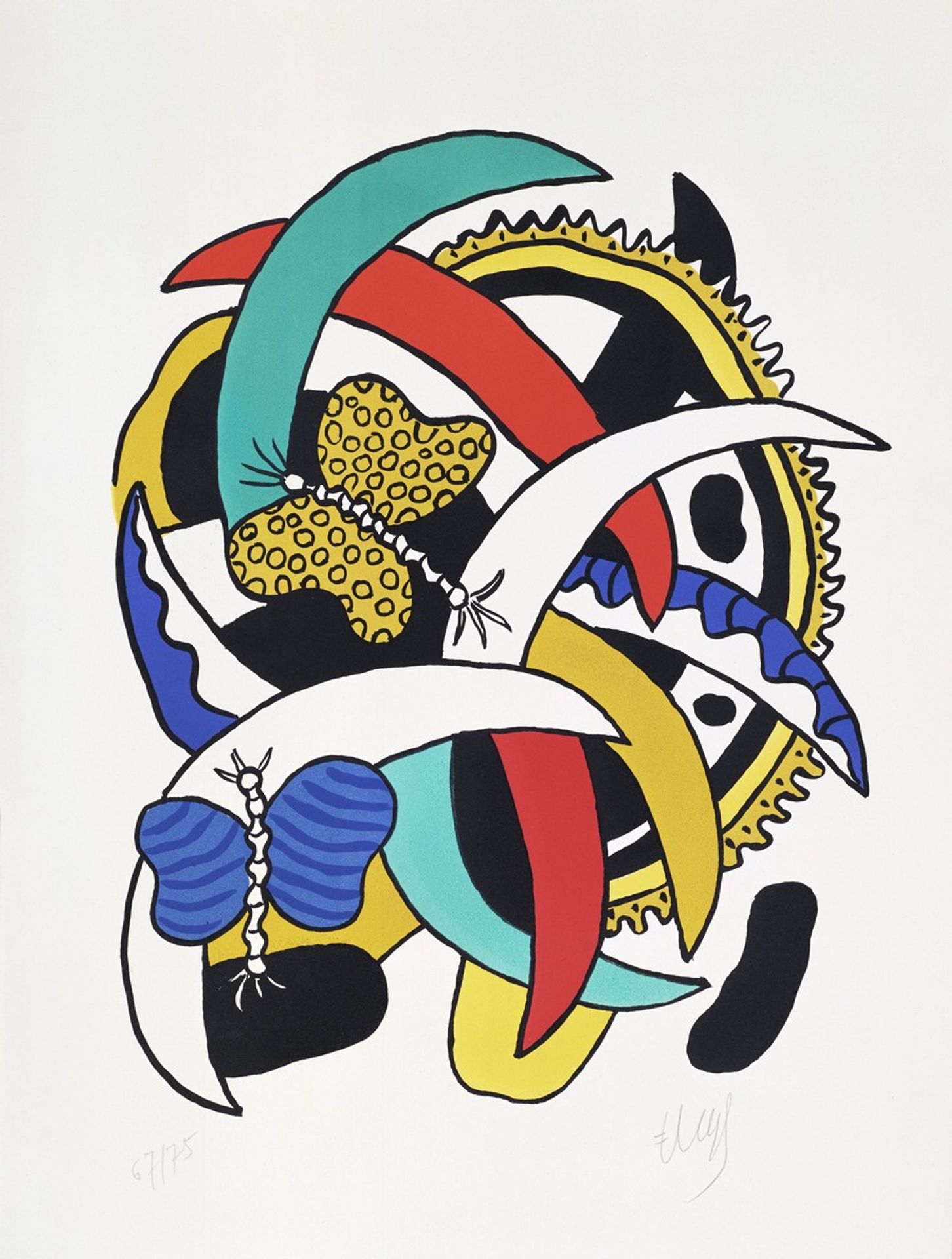 Butterflies by Fernand Léger
