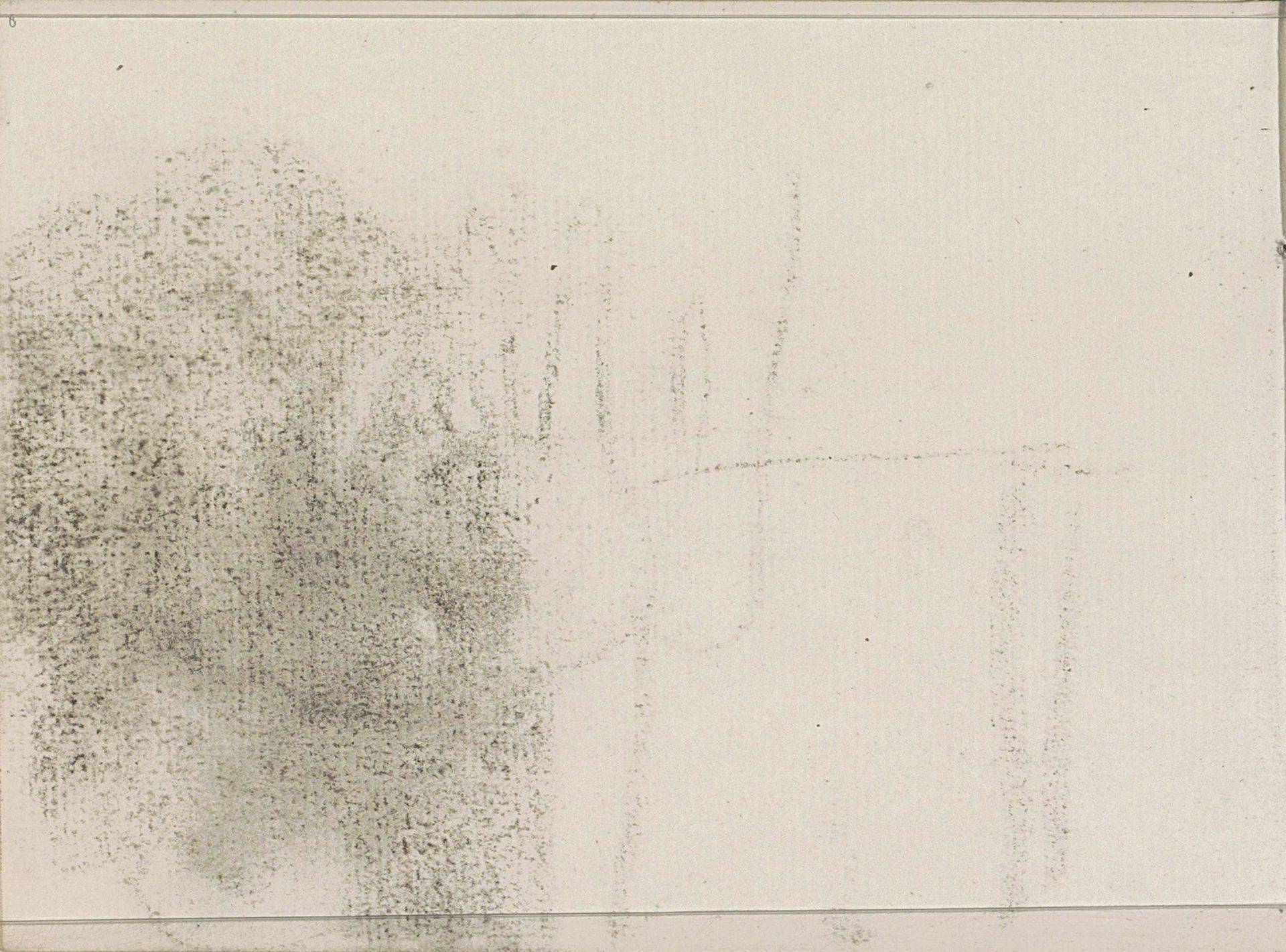Abklatsch van de krijttekening op pagina 9 by Isaac Israels