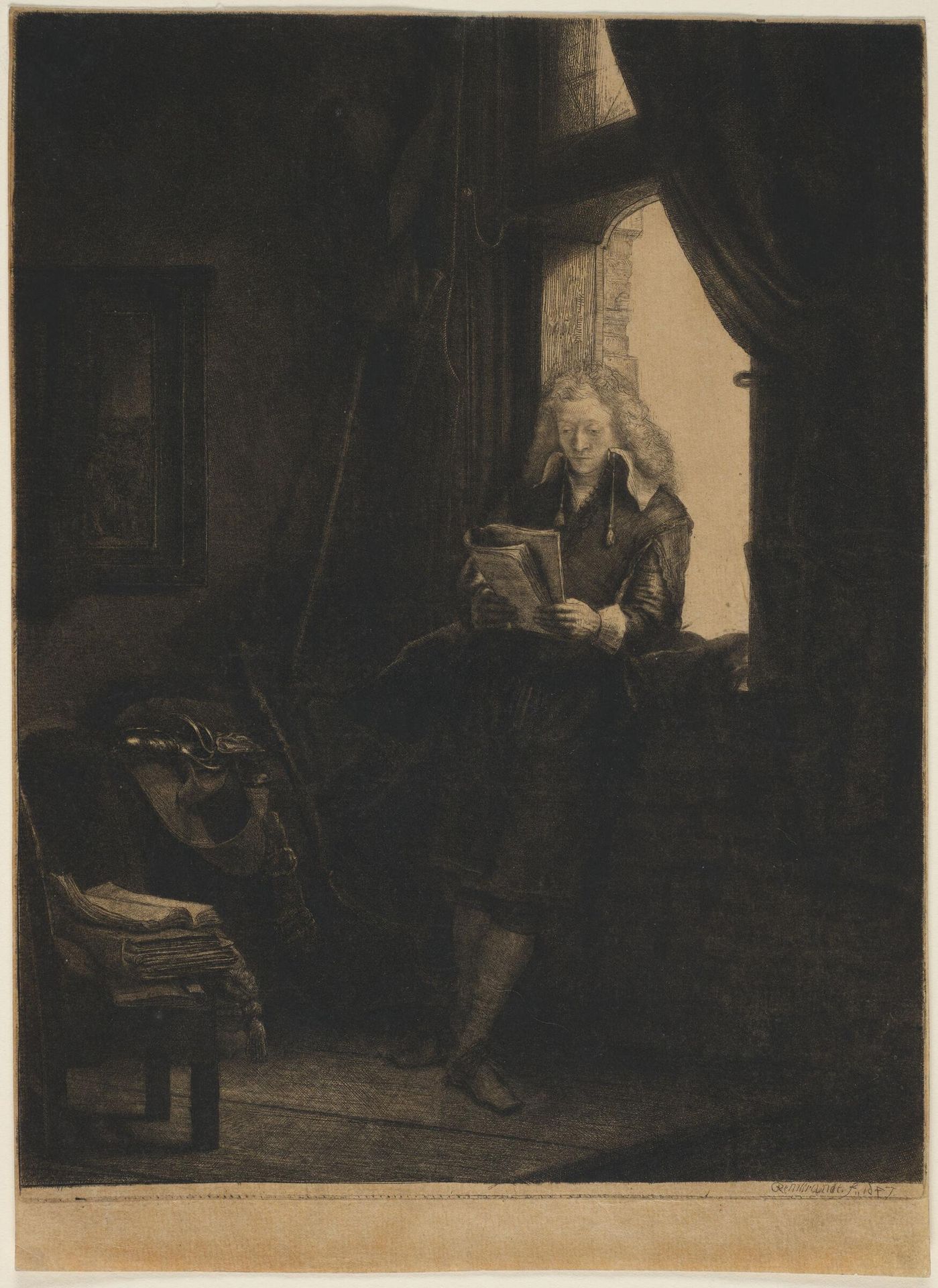 Jan Six by Rembrandt van Rijn