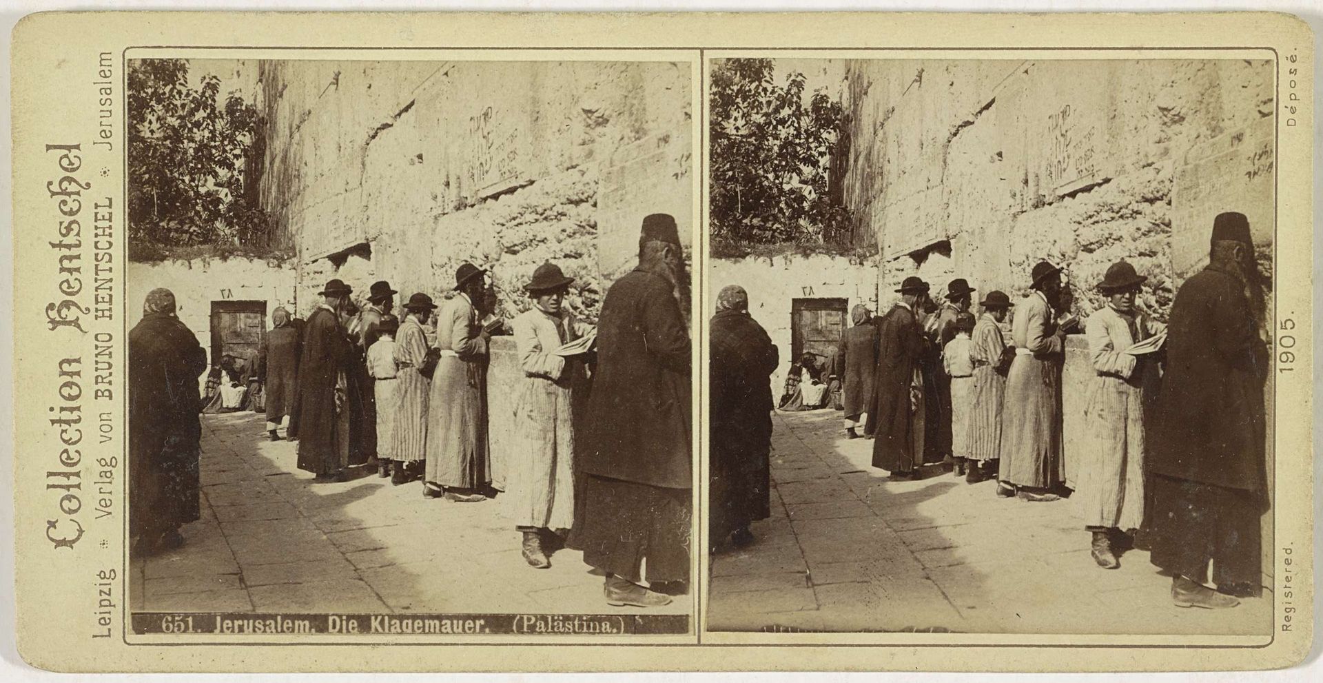 Klaagmuur in Jeruzalem by Anonymous