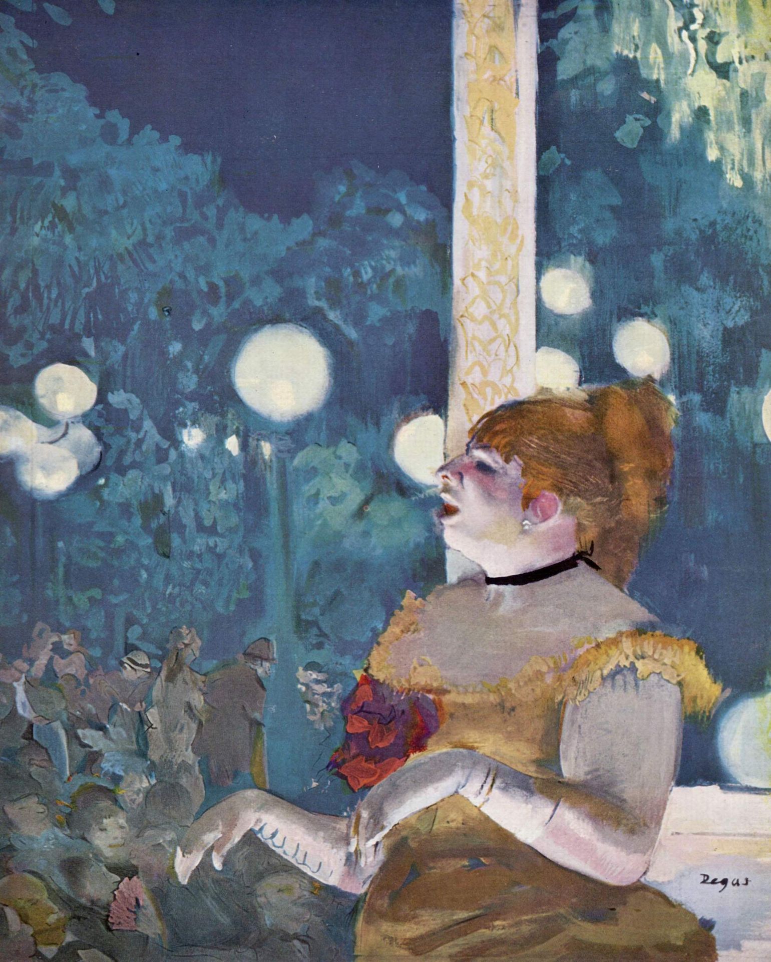 The Cafe Concert (The Song of the Dog) by Edgar Degas