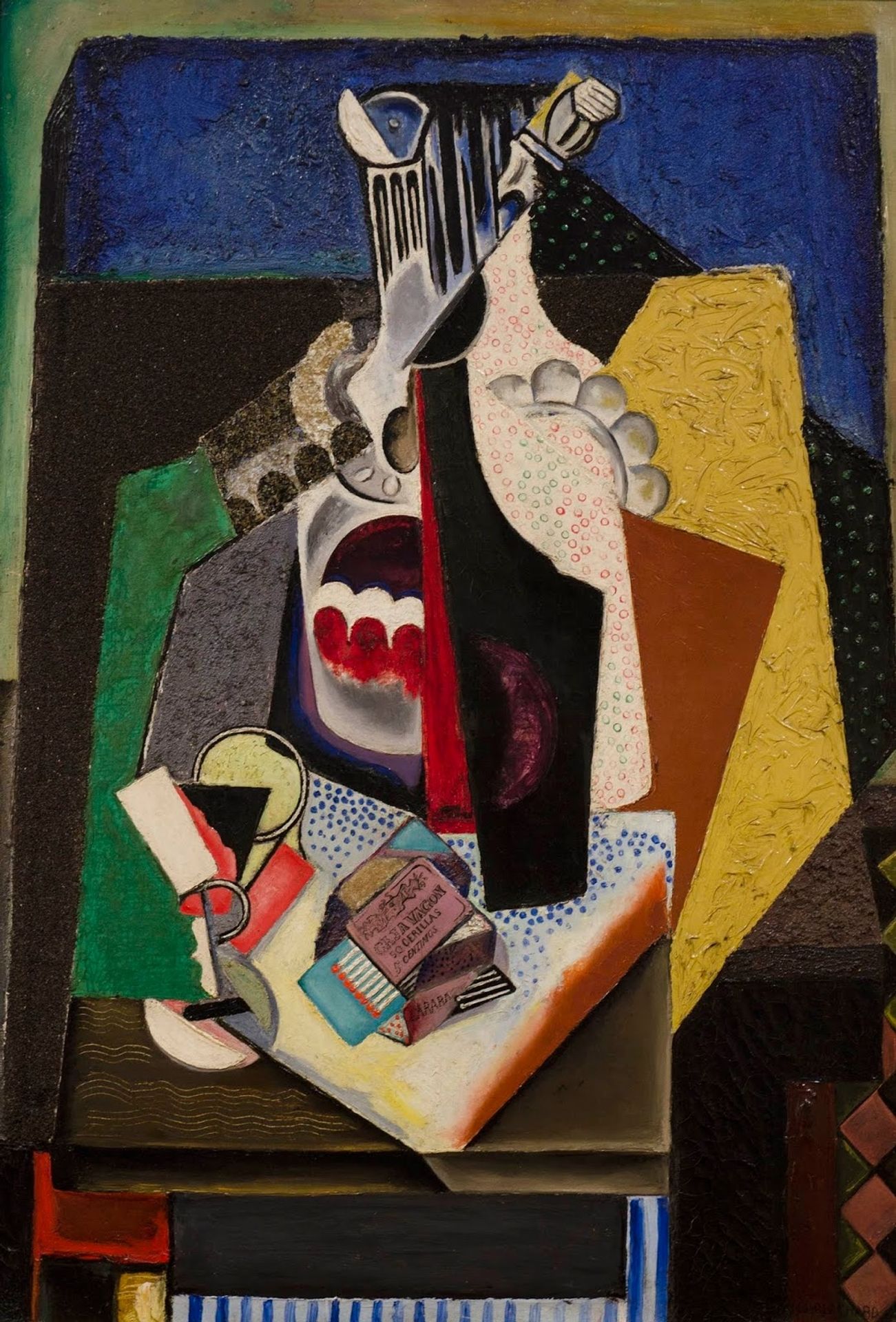 Bodegón Con Caja De Cerillas by María Blanchard