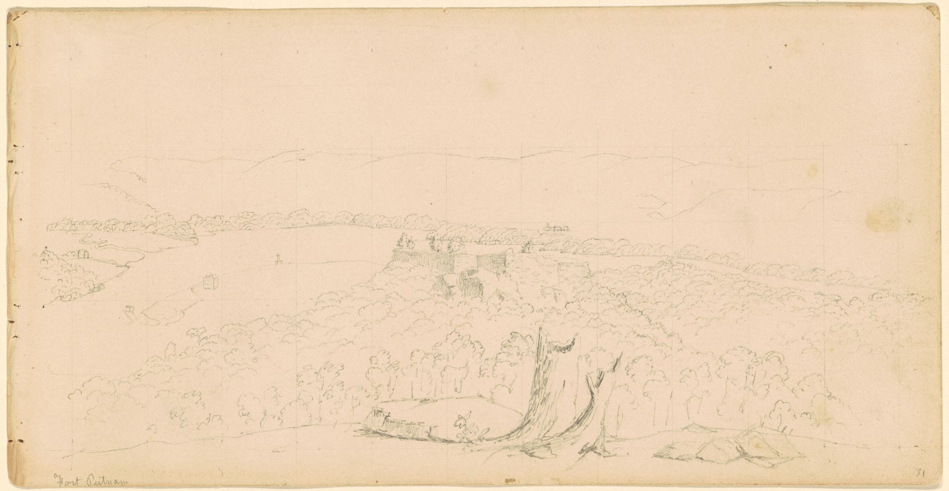 Fort Putnam by Seth Eastman