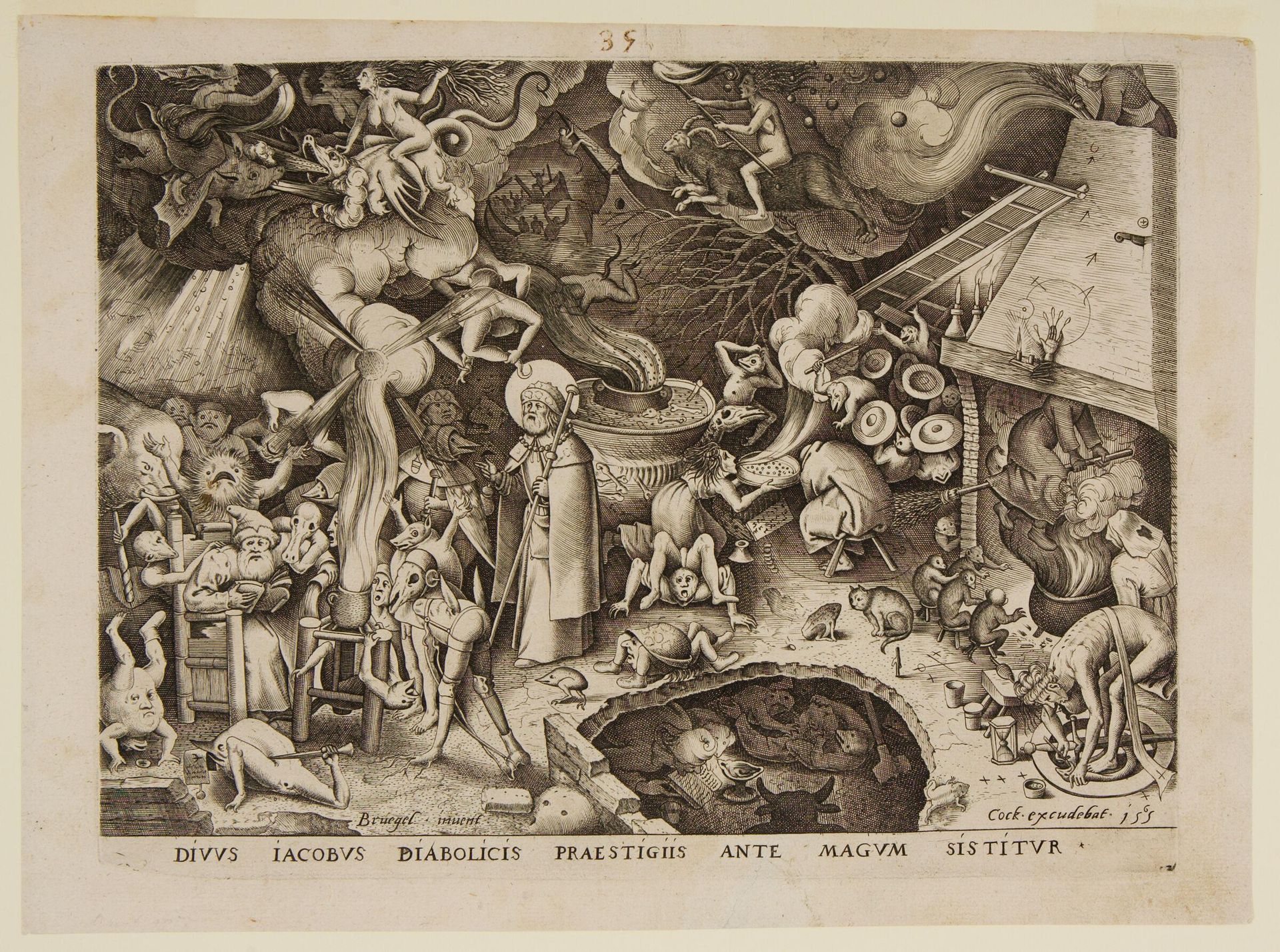Saint James and the Magician Hermogenes by Pieter Bruegel the Elder