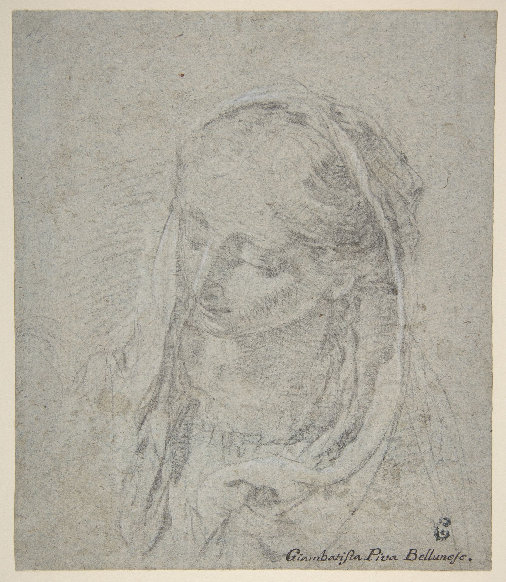 Head of a Woman by Giovanni Battista Piva (Biva)