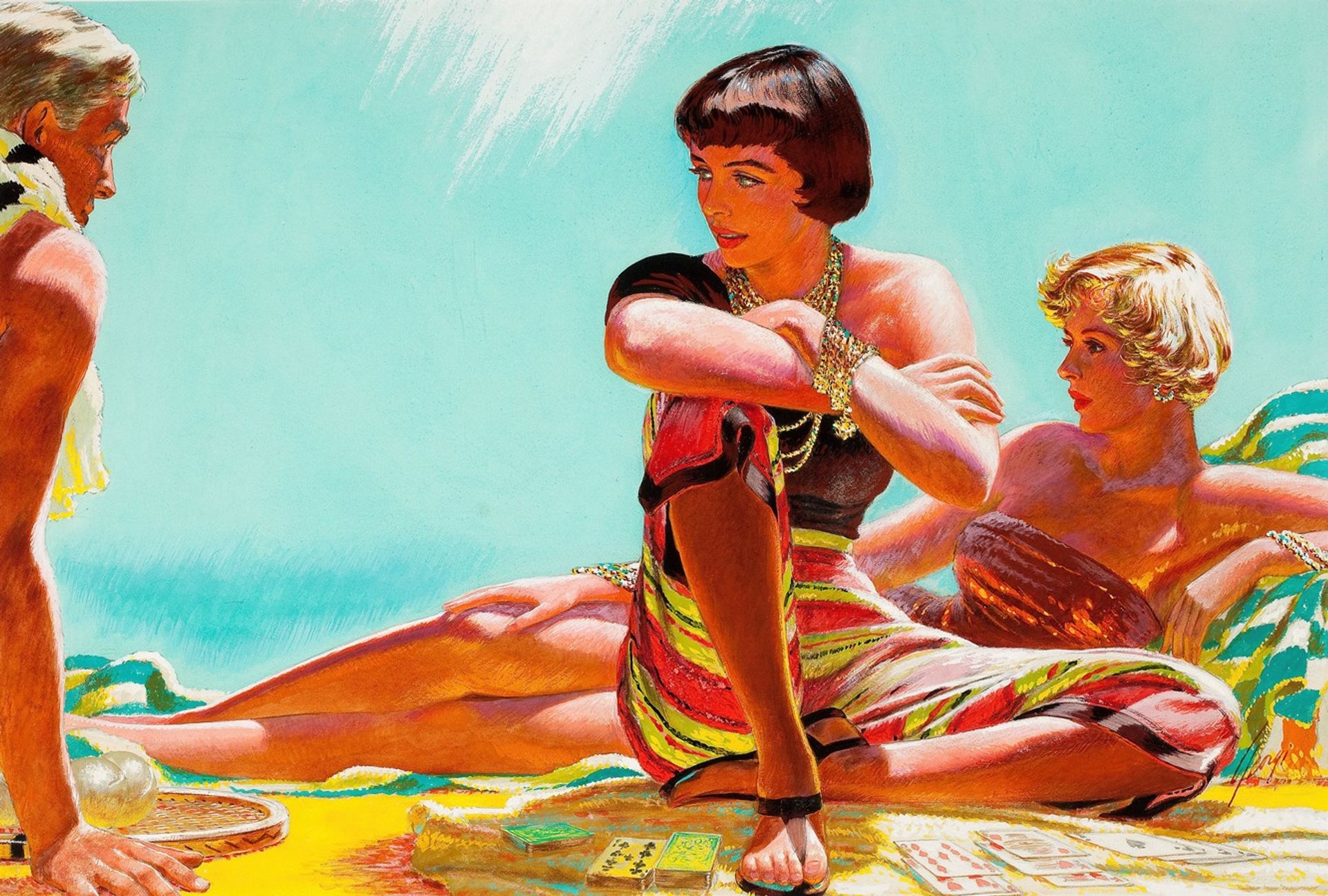 Sunbathers by Edwin Georgi