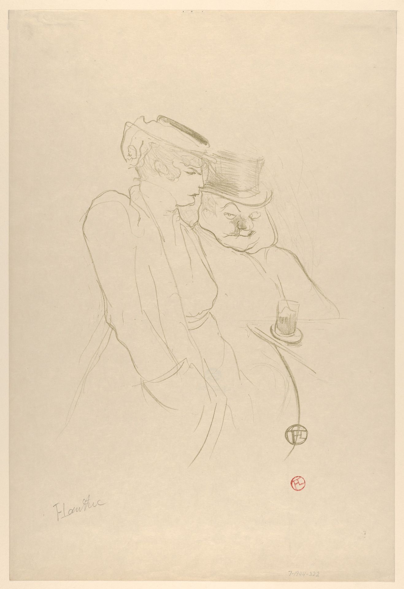 In Their Forties by Henri de Toulouse-Lautrec