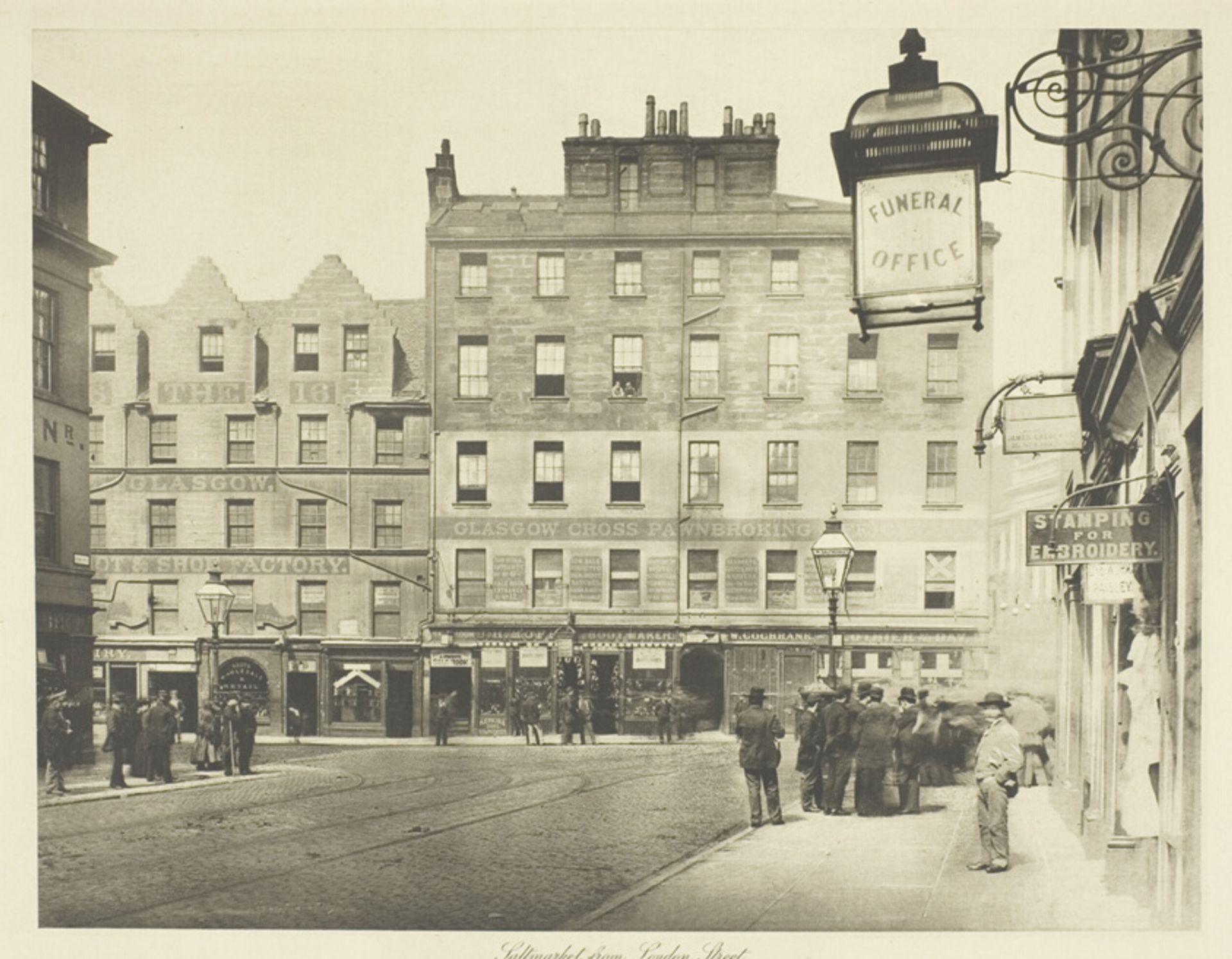 Saltmarket from London Street by Thomas Annan