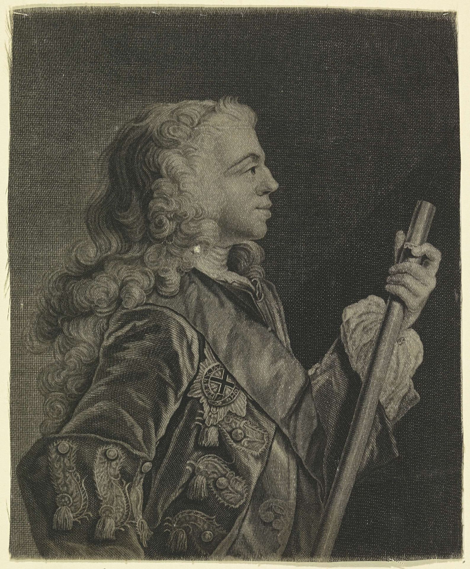 Portret van Willem IV, prins van Oranje-Nassau by Philippus Endlich