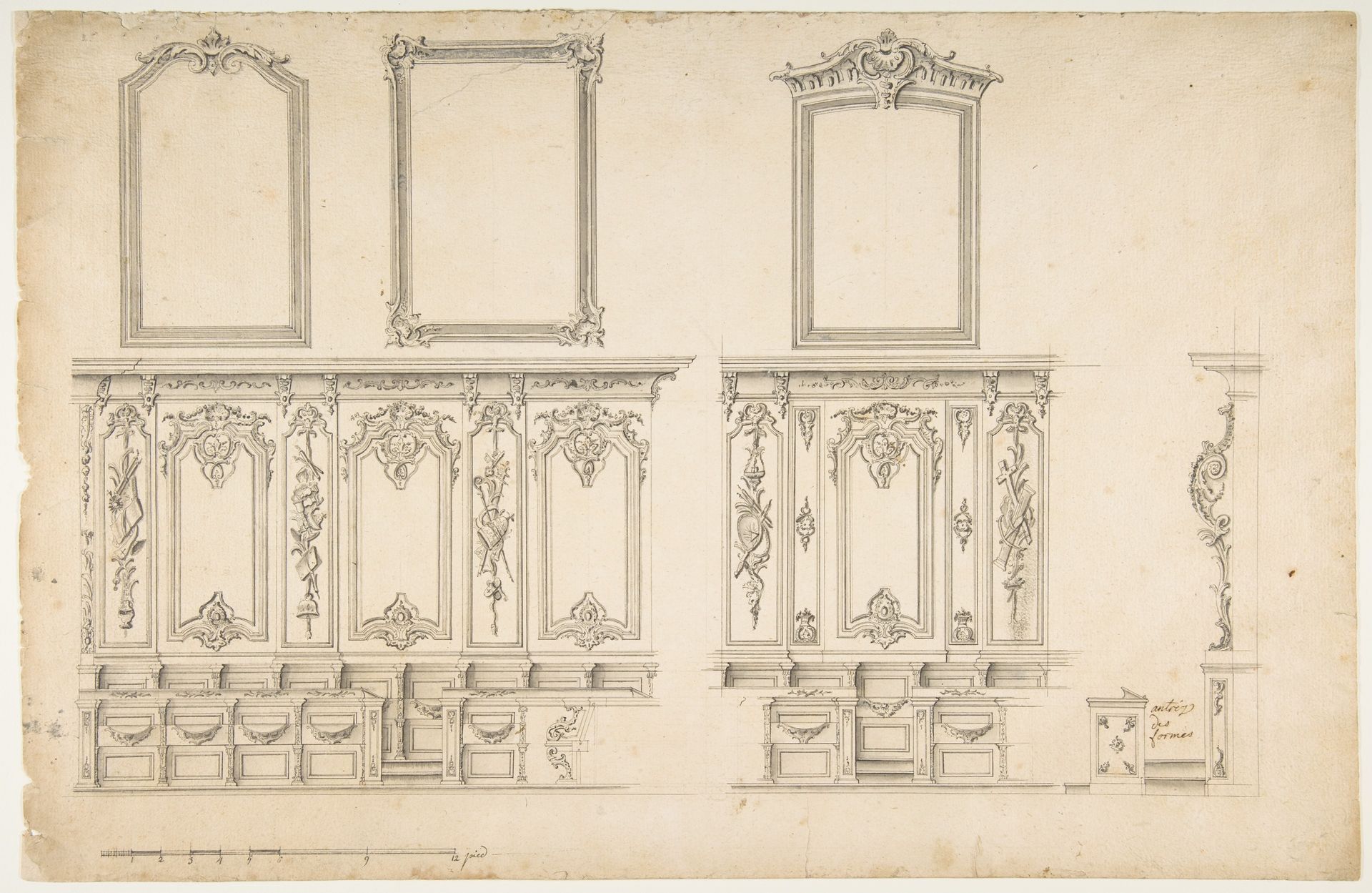 Design for Choir Stalls by Anonymous