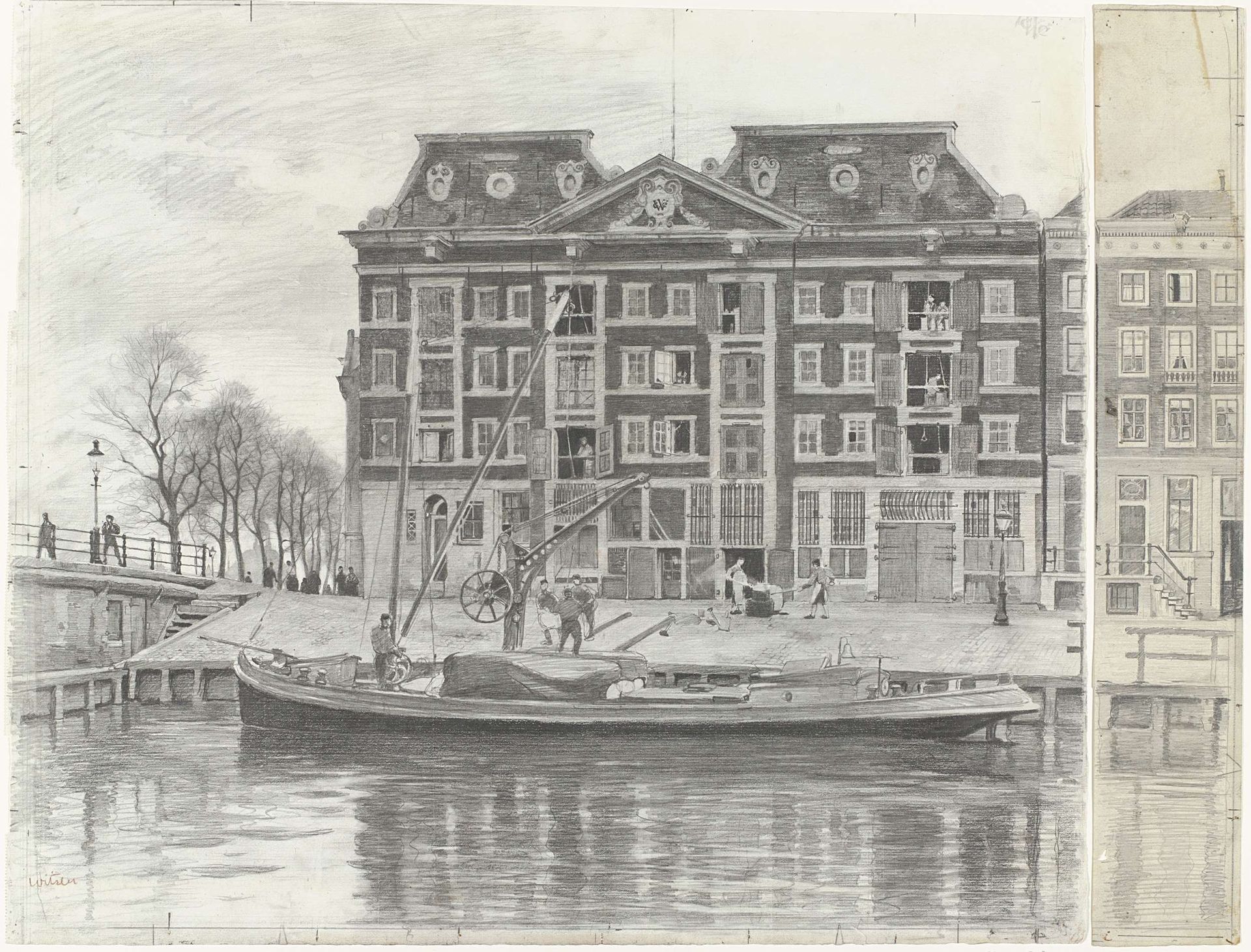 Het West-Indisch huis by Willem Witsen