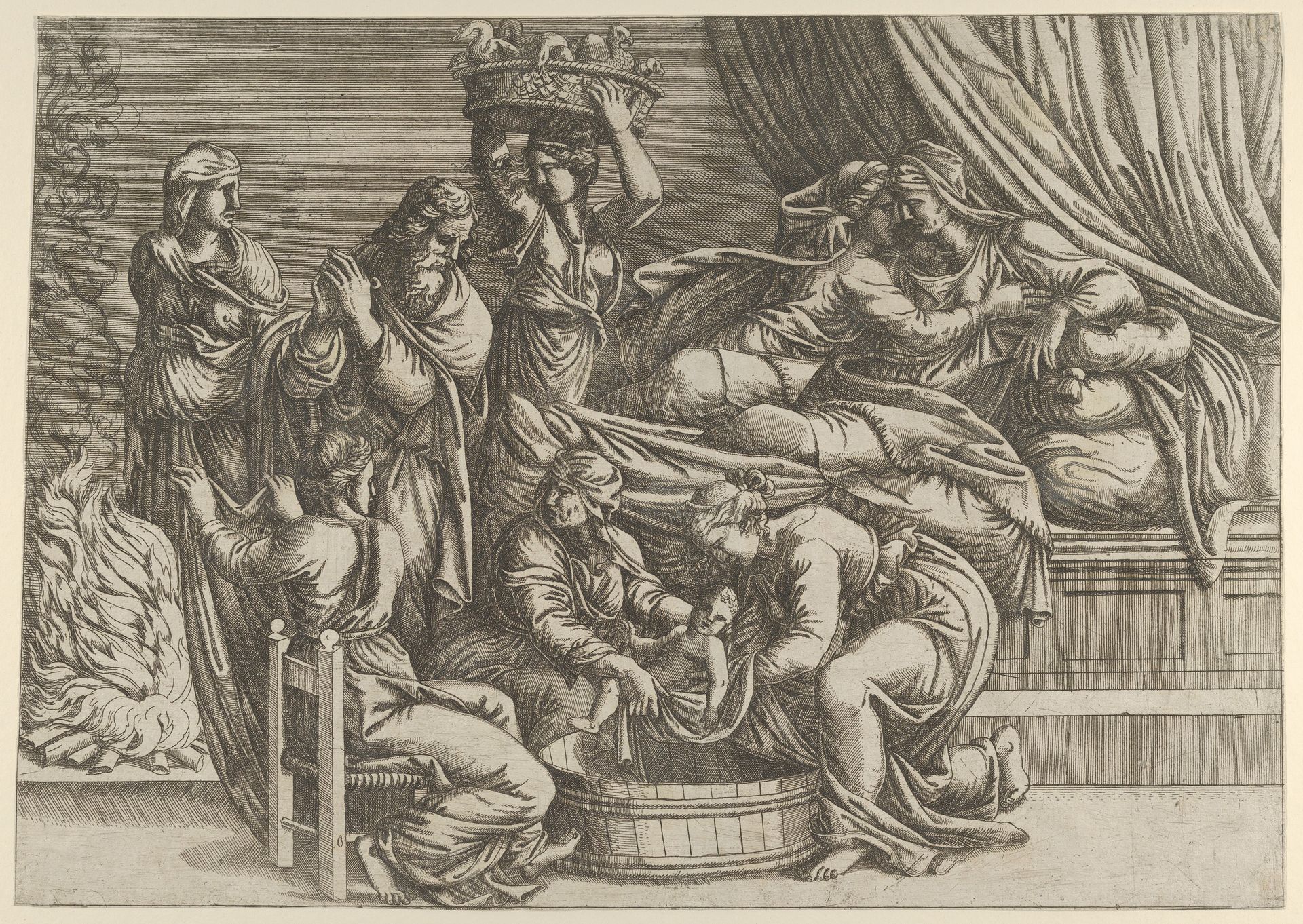 The Birth of the Virgin by Anonymous