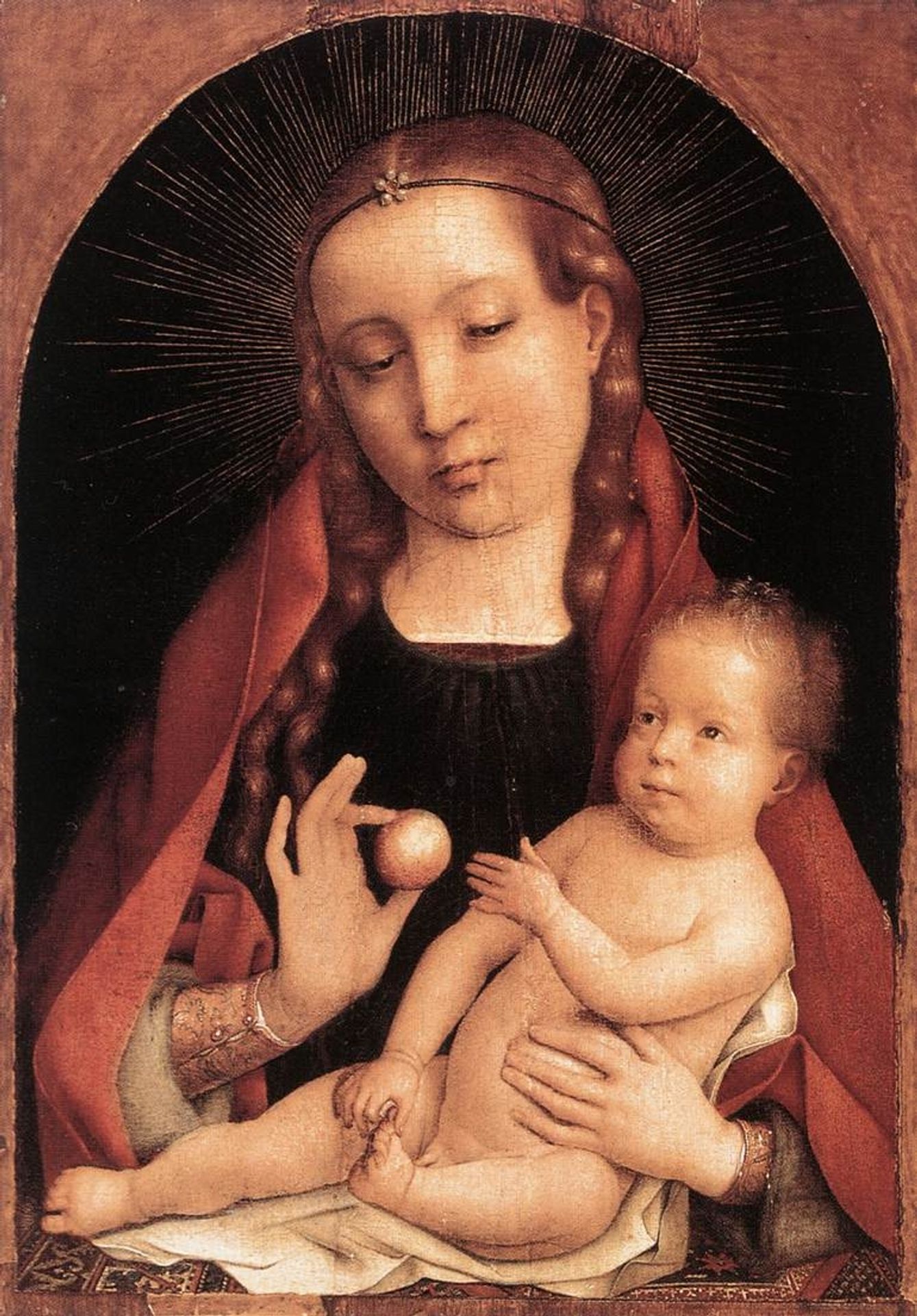 Virgin and Child by Jan Provoost